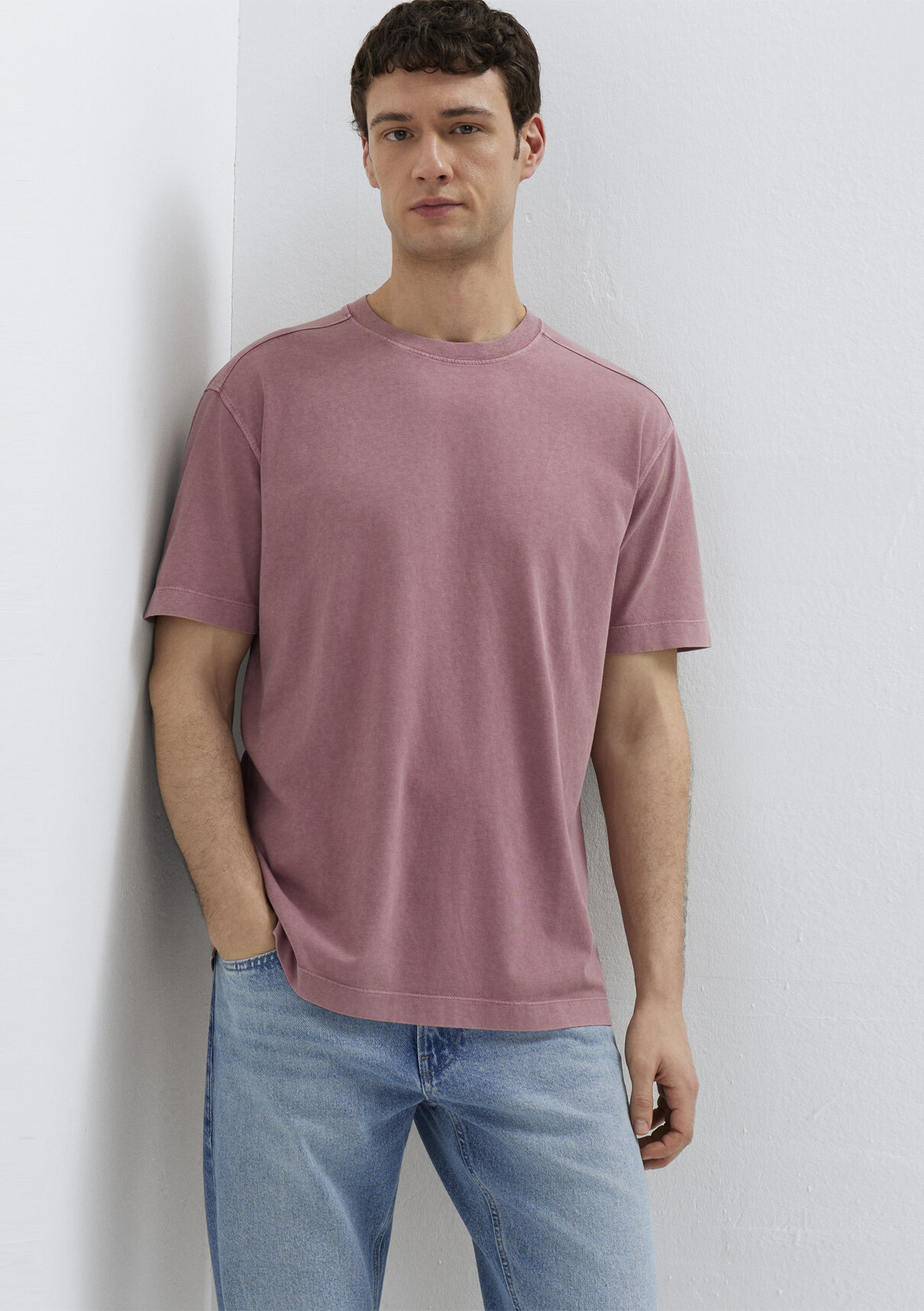 Mavi Pembe Basic Tişört görsel 2
