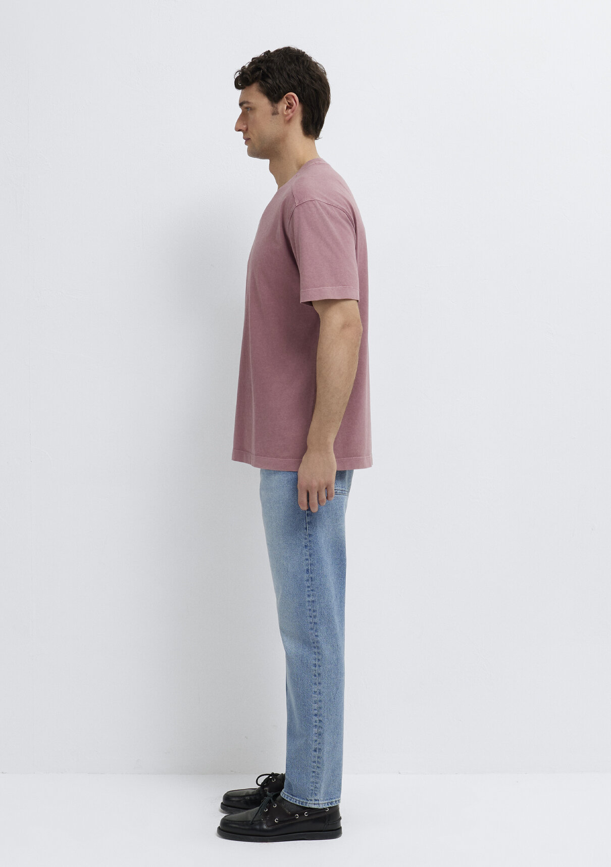 Mavi Pembe Basic Tişört görsel 5