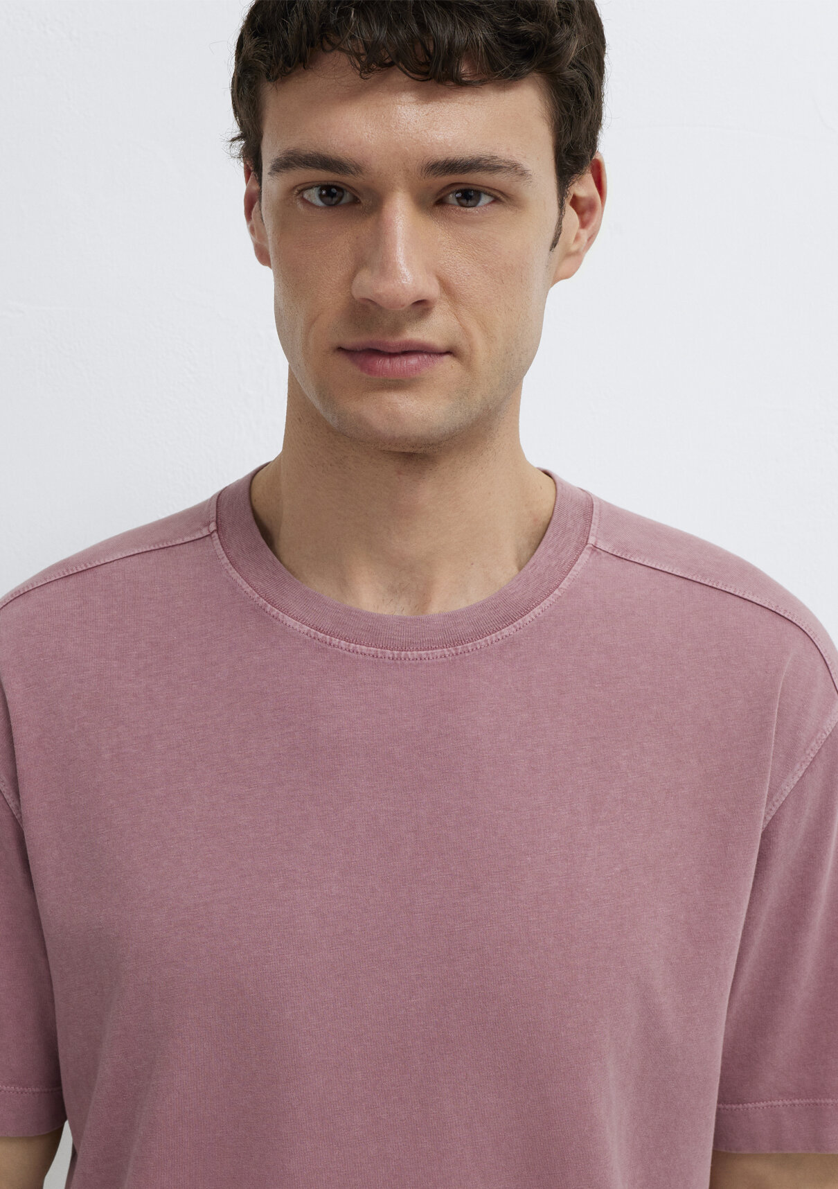 Mavi Pembe Basic Tişört görsel 7