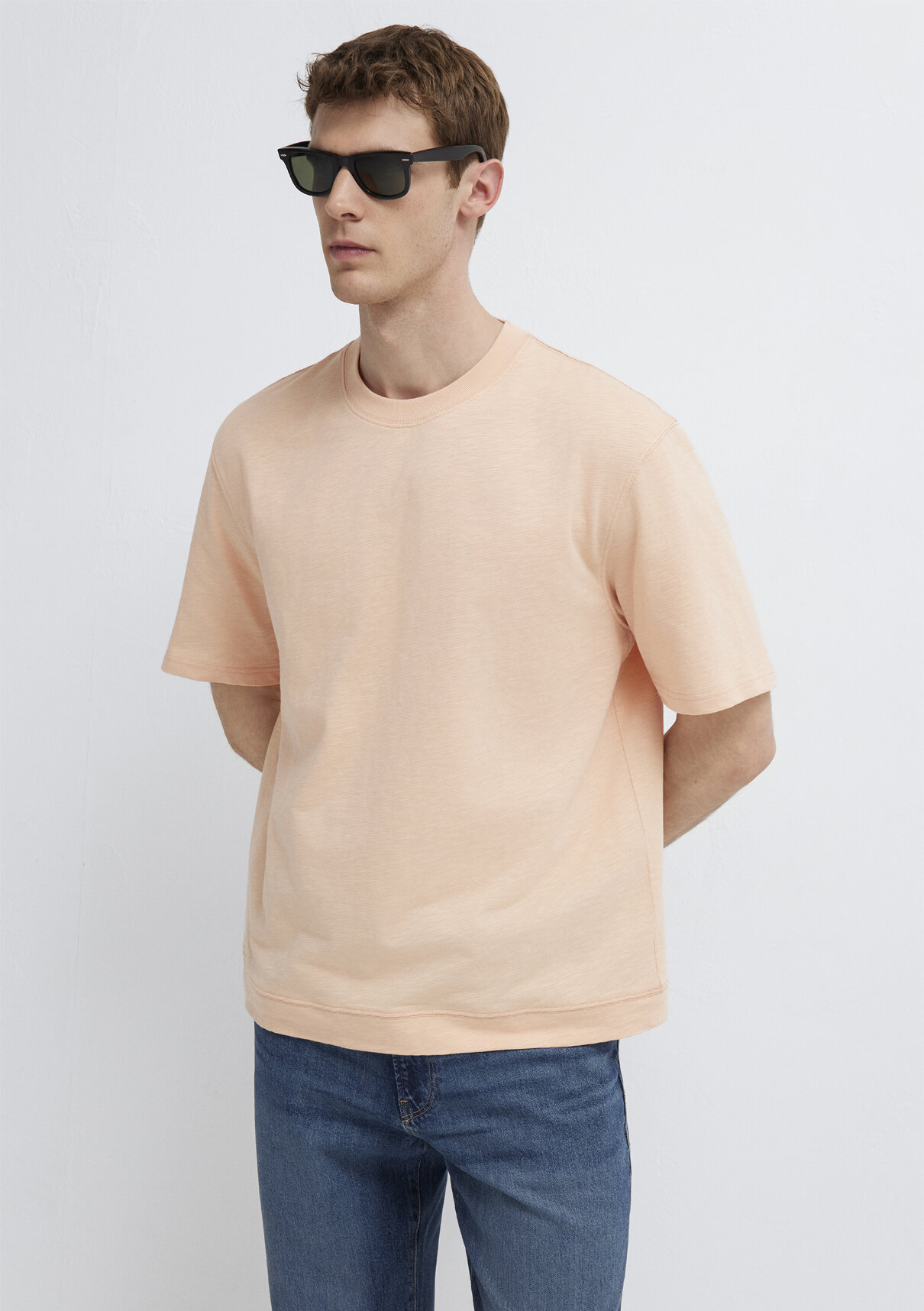 Mavi Pembe Basic Tişört görsel 3
