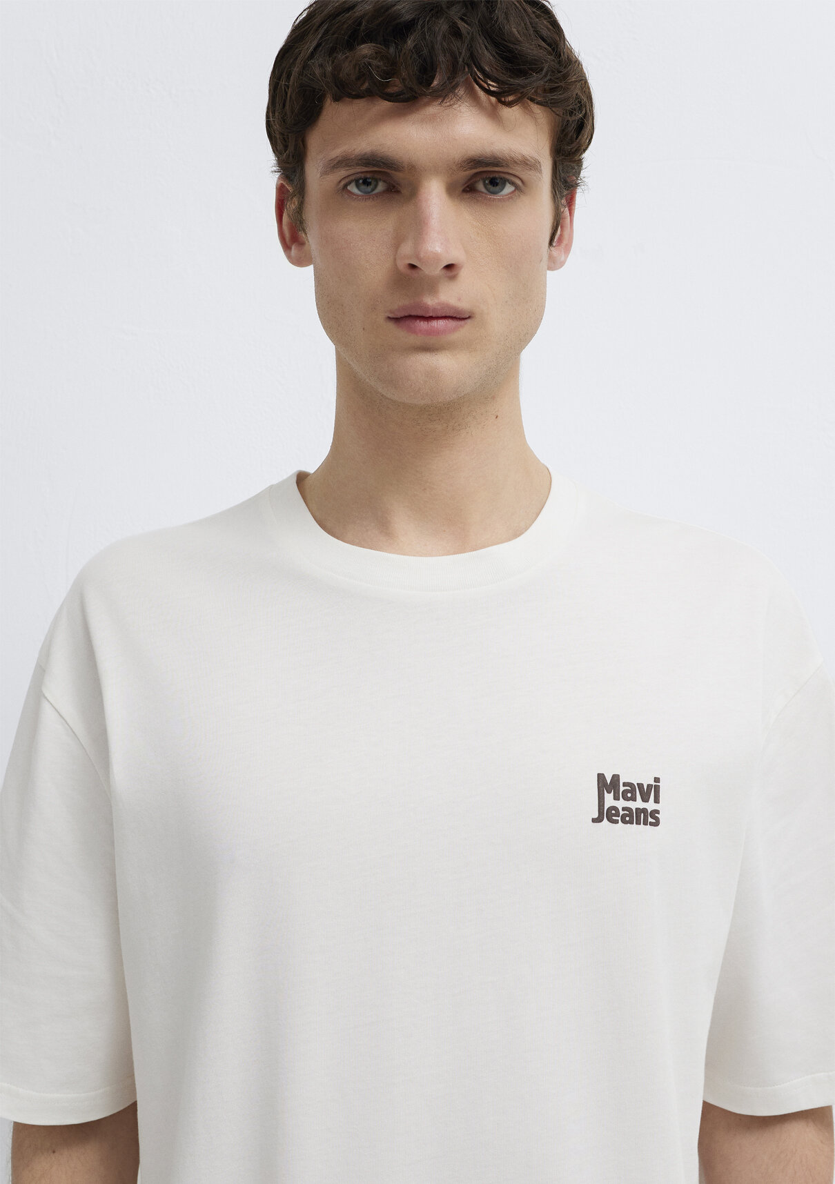 Mavi Jeans Baskılı Ekru Tişört görsel 6