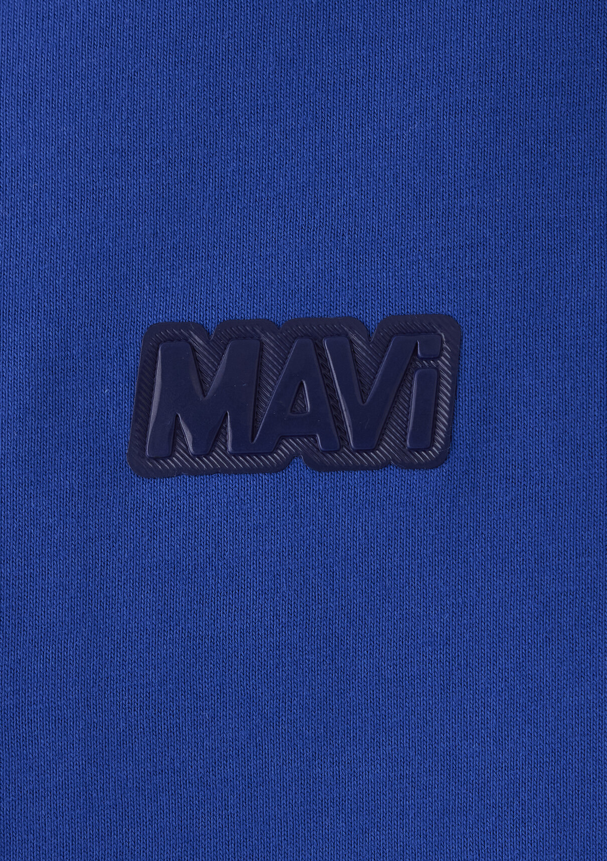 Mavi Logo Baskılı Mavi Tişört görsel 7