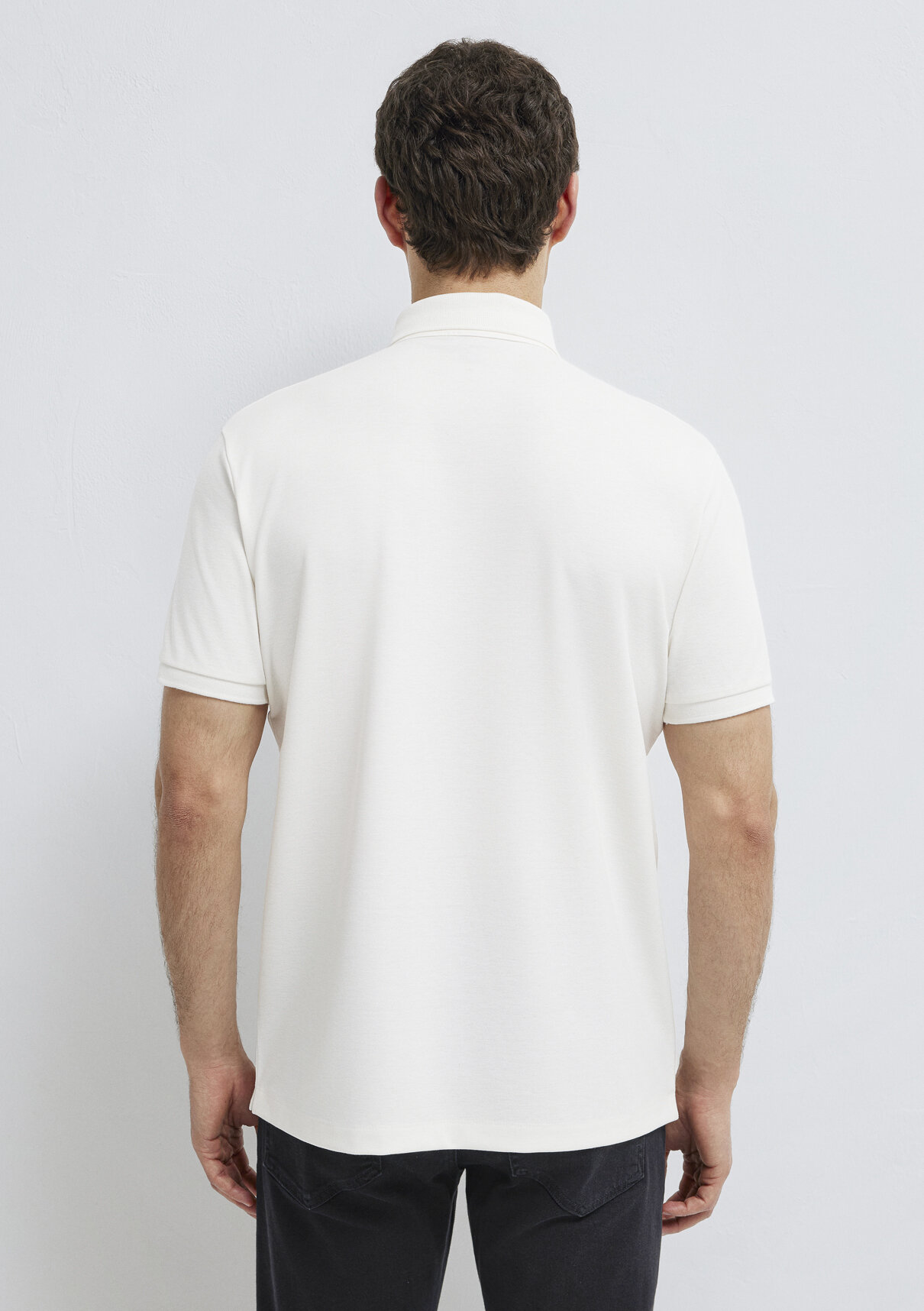 Mavi Soft-Premium Ekru Polo Tişört görsel 6