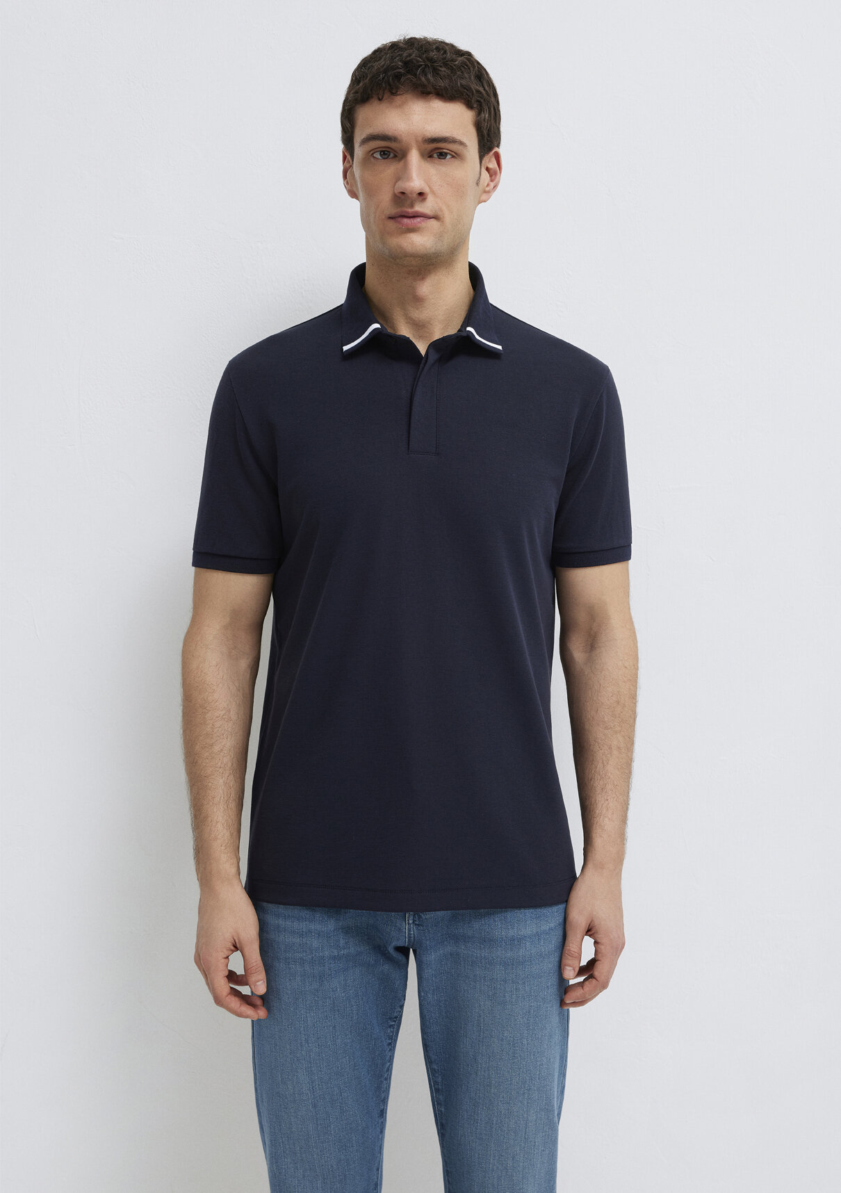 Mavi Soft-Premium Lacivert Polo Tişört görsel 3