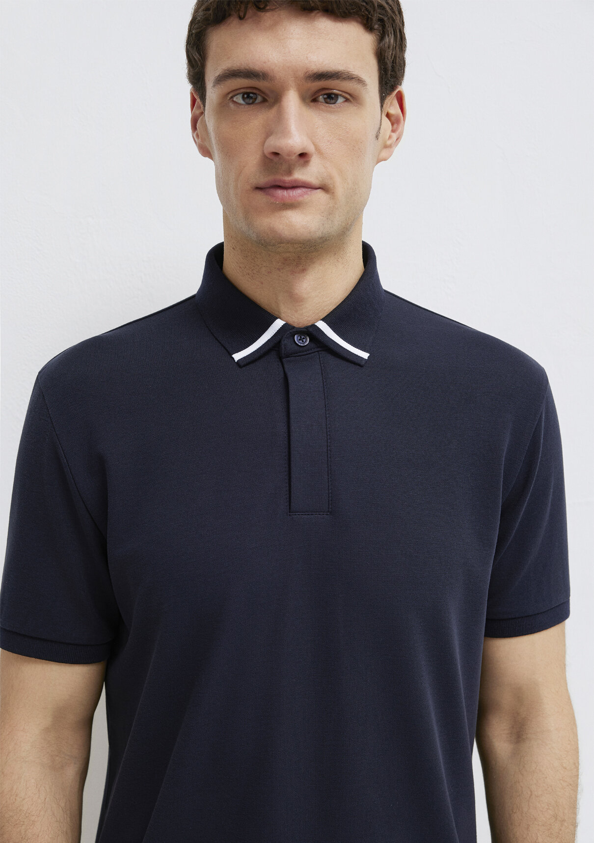 Mavi Soft-Premium Lacivert Polo Tişört görsel 4