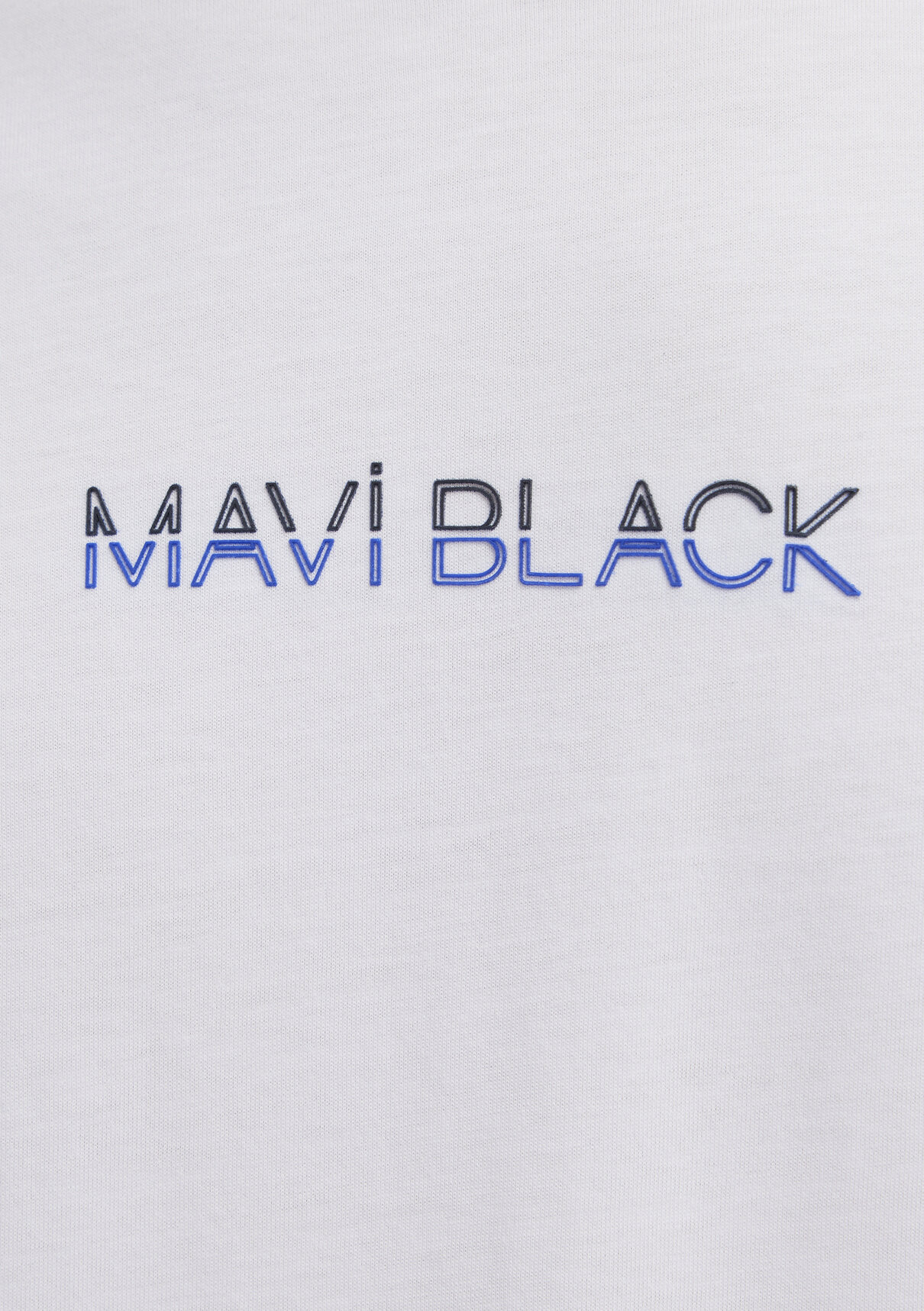 Mavi Black Baskılı Beyaz Tişört görsel 8