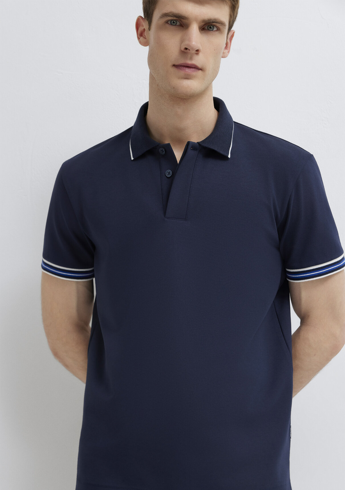 Mavi Black Lacivert Polo Tişört