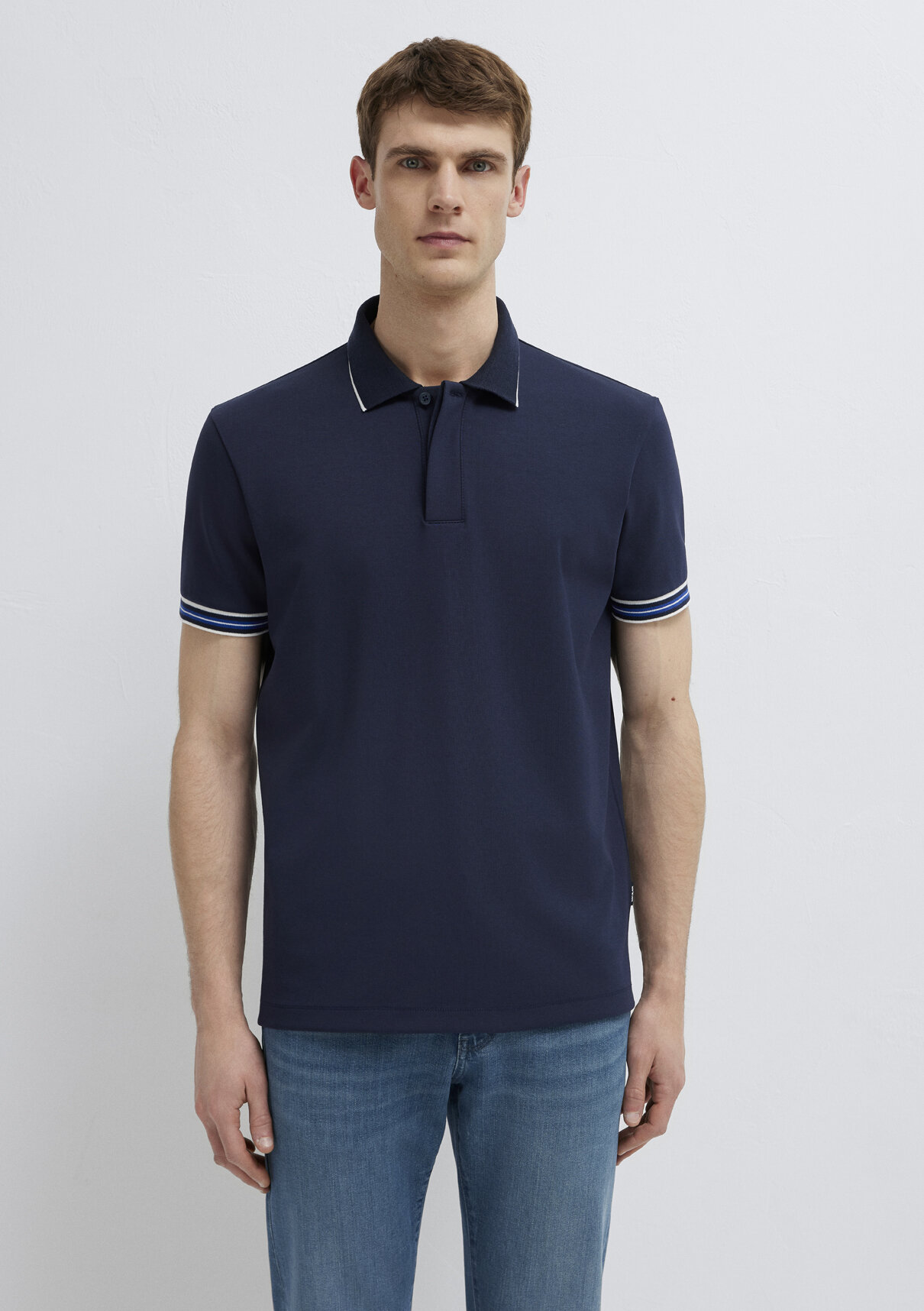 Mavi Black Lacivert Polo Tişört görsel 3