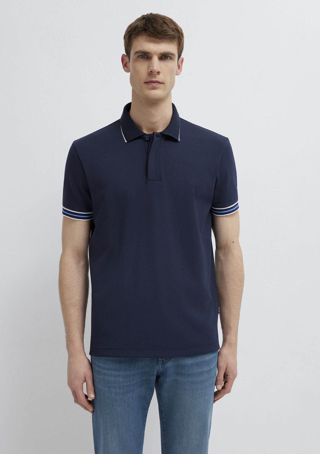 Mavi Black Lacivert Polo Tişört görsel 3