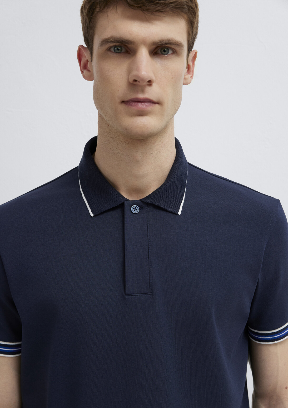 Mavi Black Lacivert Polo Tişört görsel 6