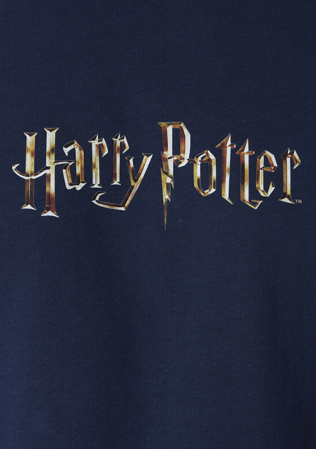 Mavi Harry Potter Baskılı Lacivert Tişört görsel 7
