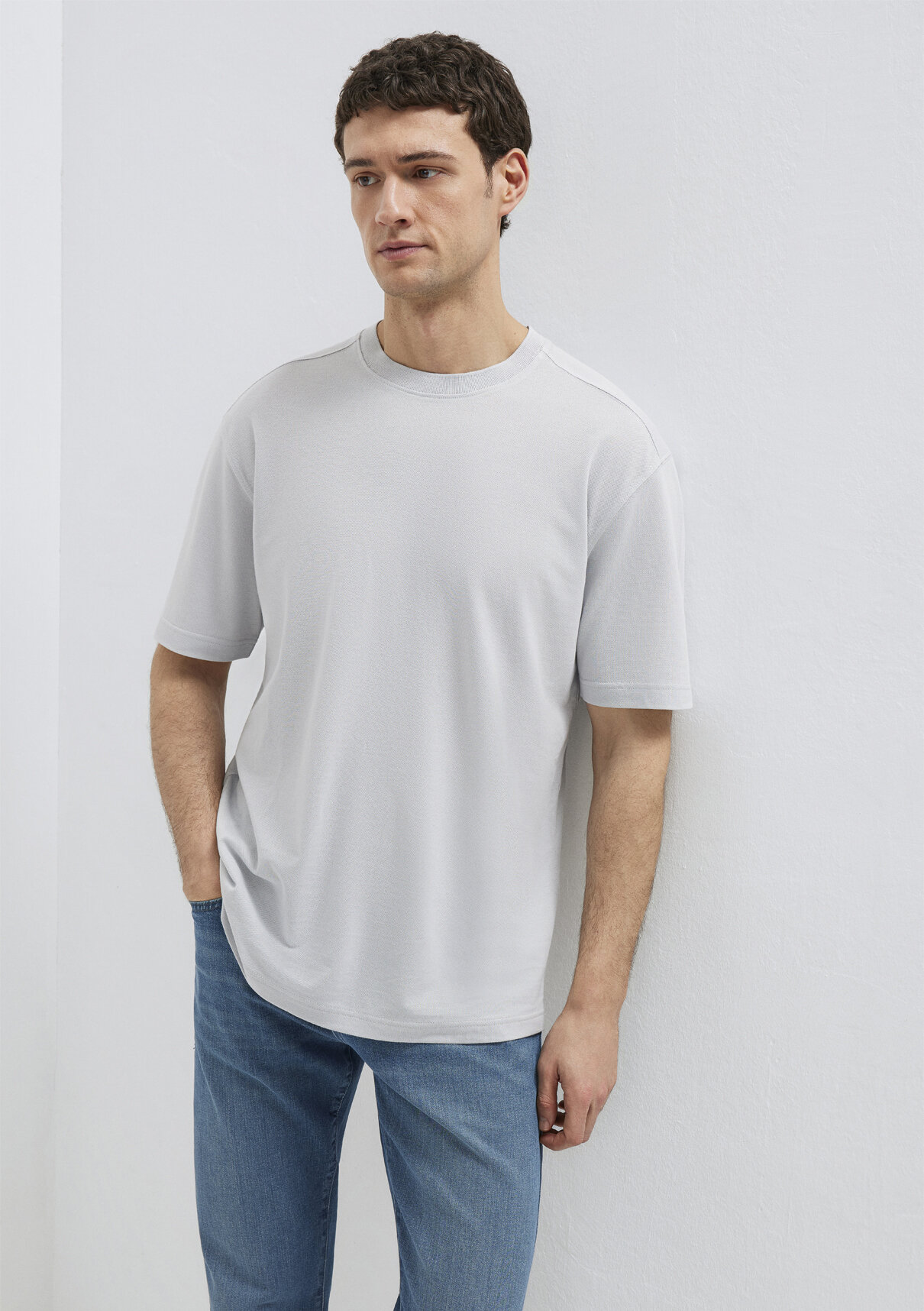 Mavi Soft-Premium Açık Mavi (TENCEL™) Liyosel Karışımlı Tişört görsel 2