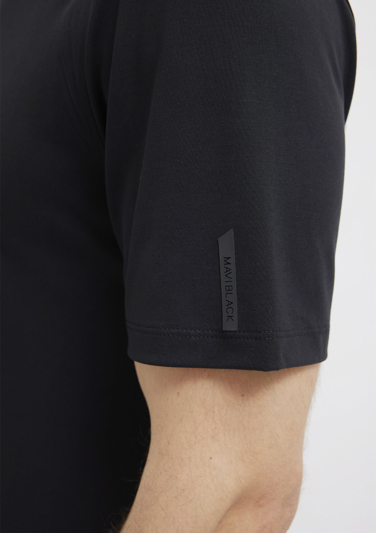 Mavi Soft-Premium Siyah (TENCEL™) Modal Karışımlı Tişört görsel 7