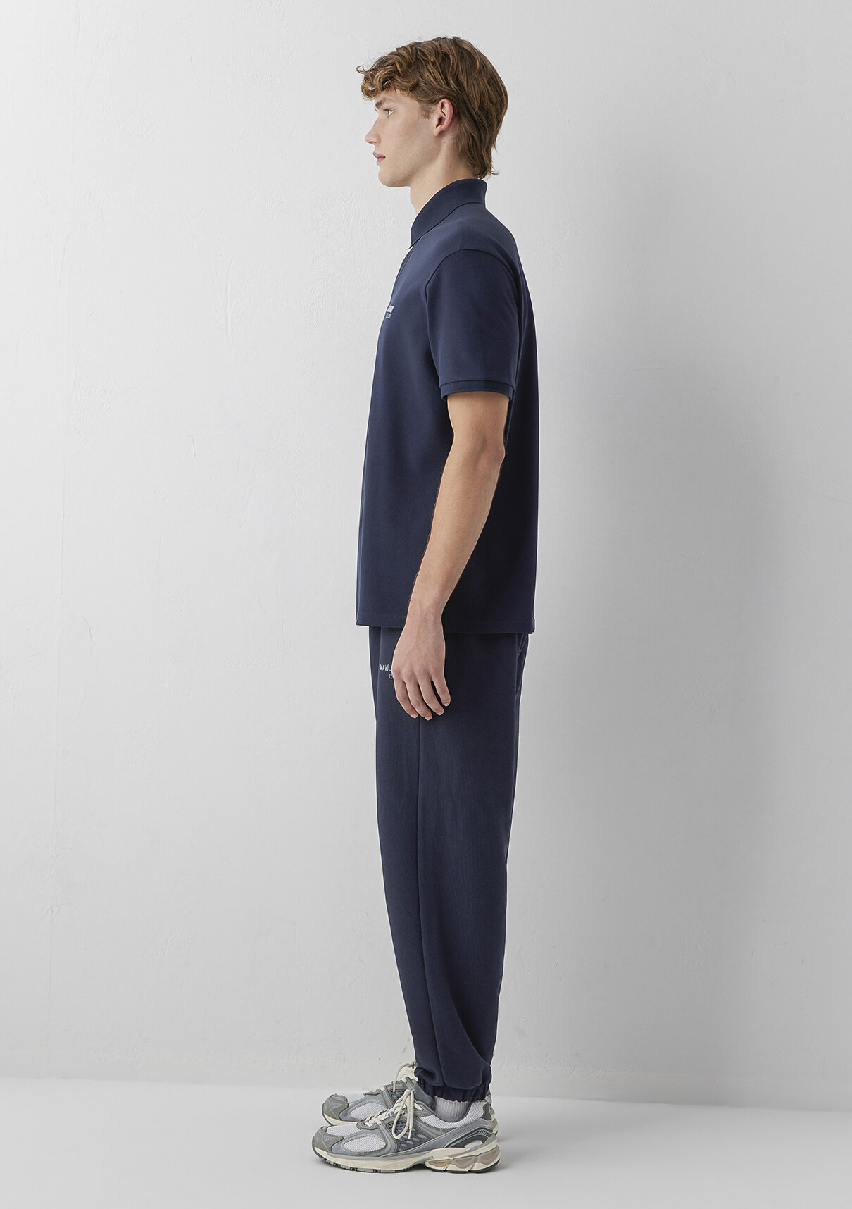 Mavi Jeans Baskılı Lacivert Polo Tişört görsel 5