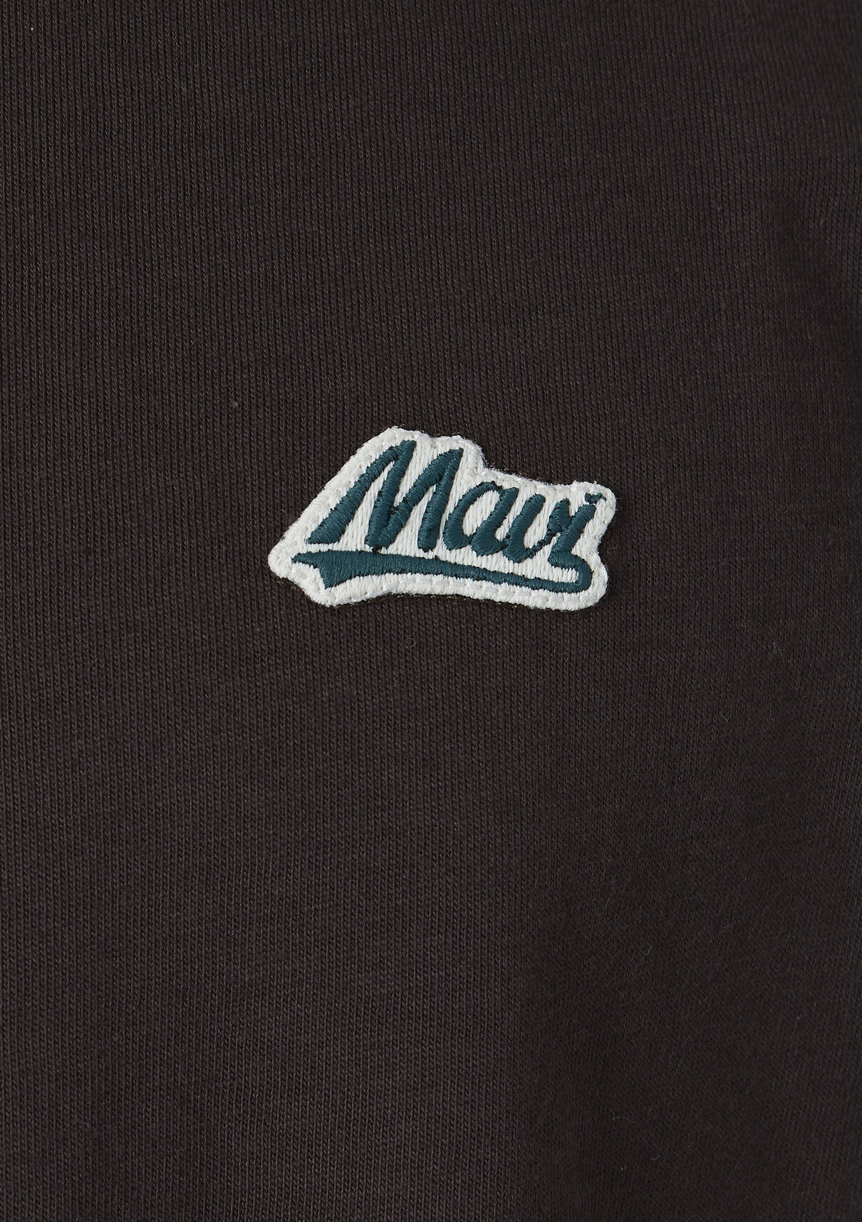 Mavi Patch Logo Nakışlı Kahverengi Tişört görsel 7