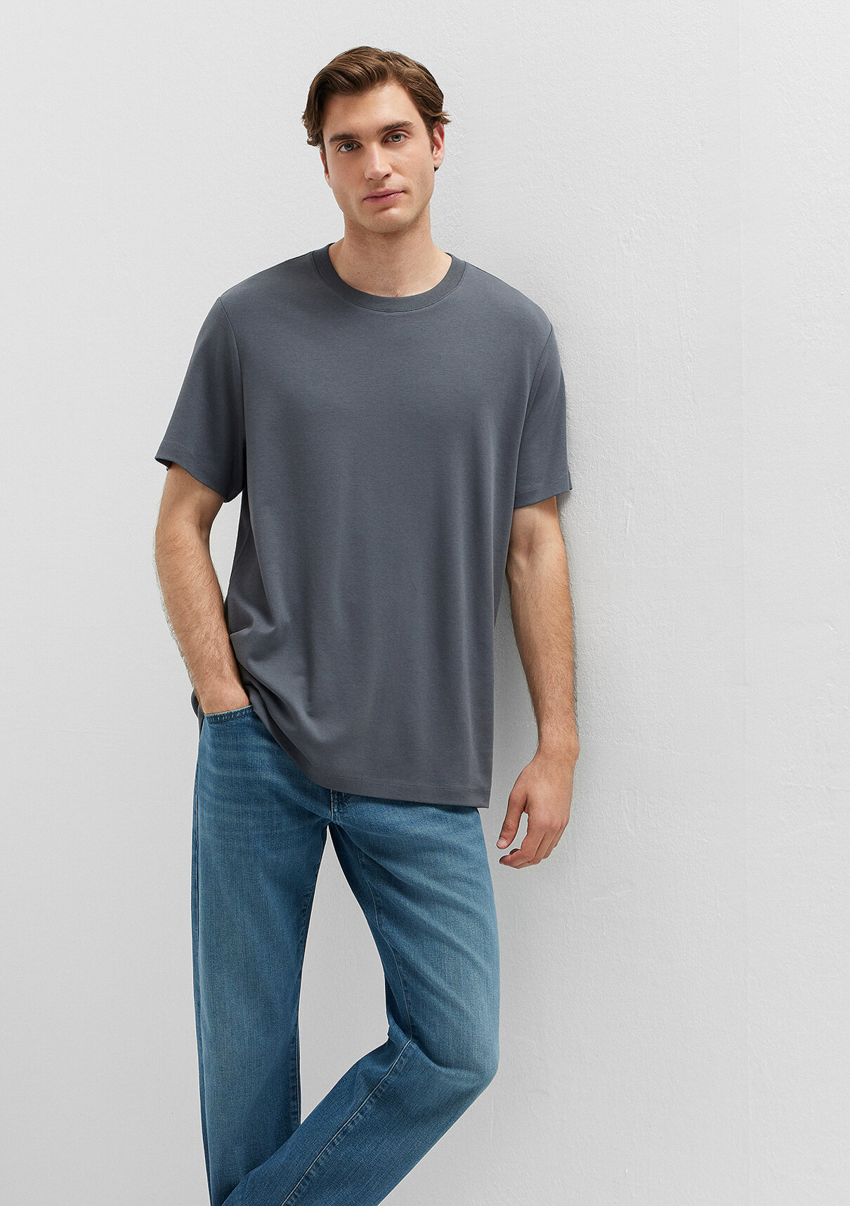 Mavi Black Gri Basic Tişört