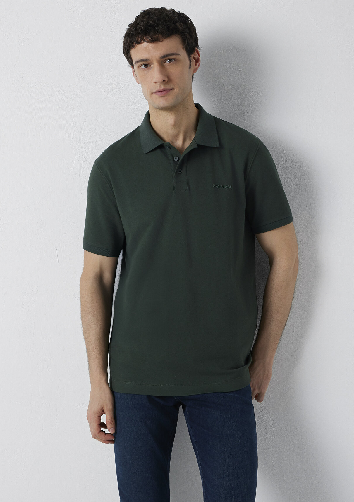 Mavi Black Yeşil Polo Tişört görsel 2