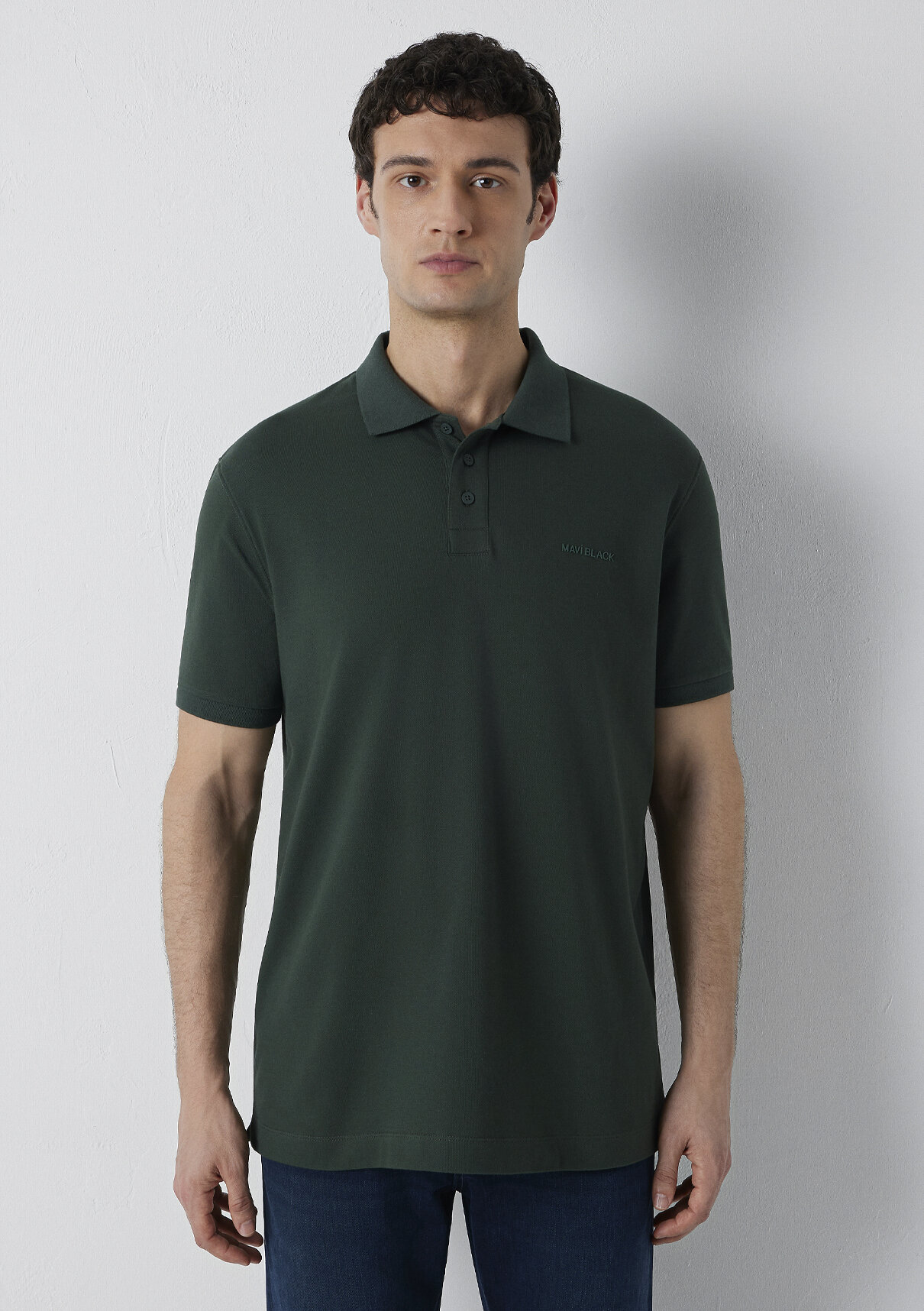 Mavi Black Yeşil Polo Tişört görsel 5