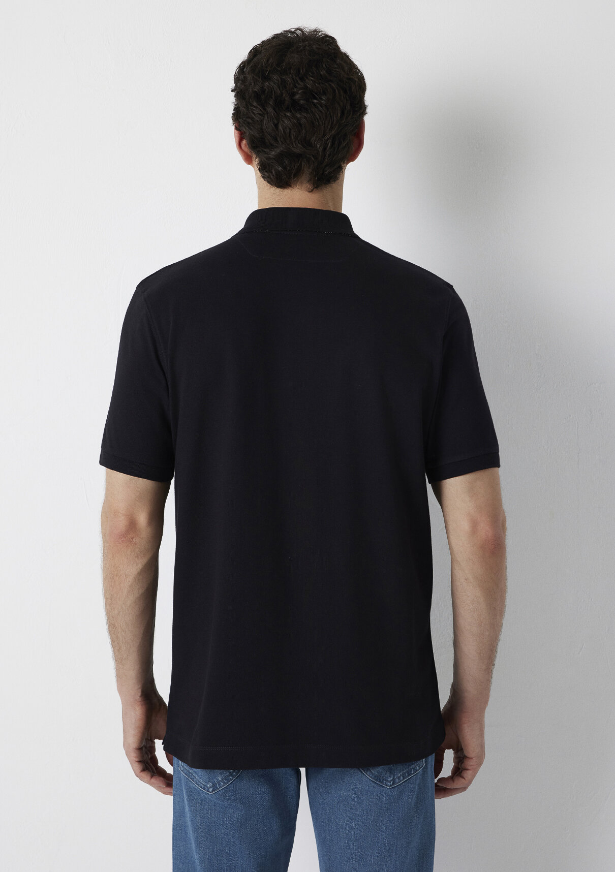 Mavi Black Siyah Polo Tişört görsel 6