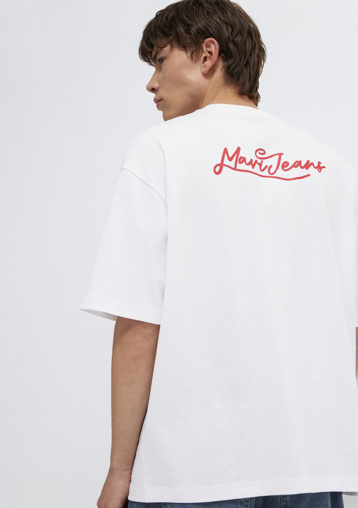 Mavi Jeans Baskılı Beyaz Tişört