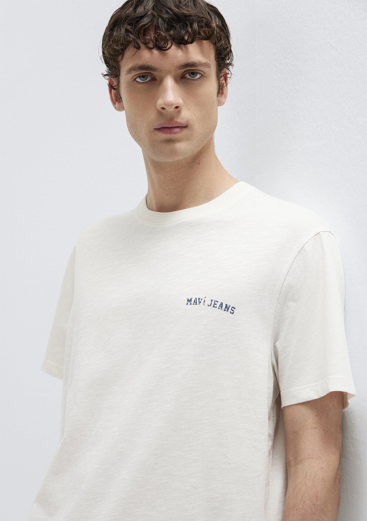 Mavi Jeans Baskılı Ekru Tişört görsel 3