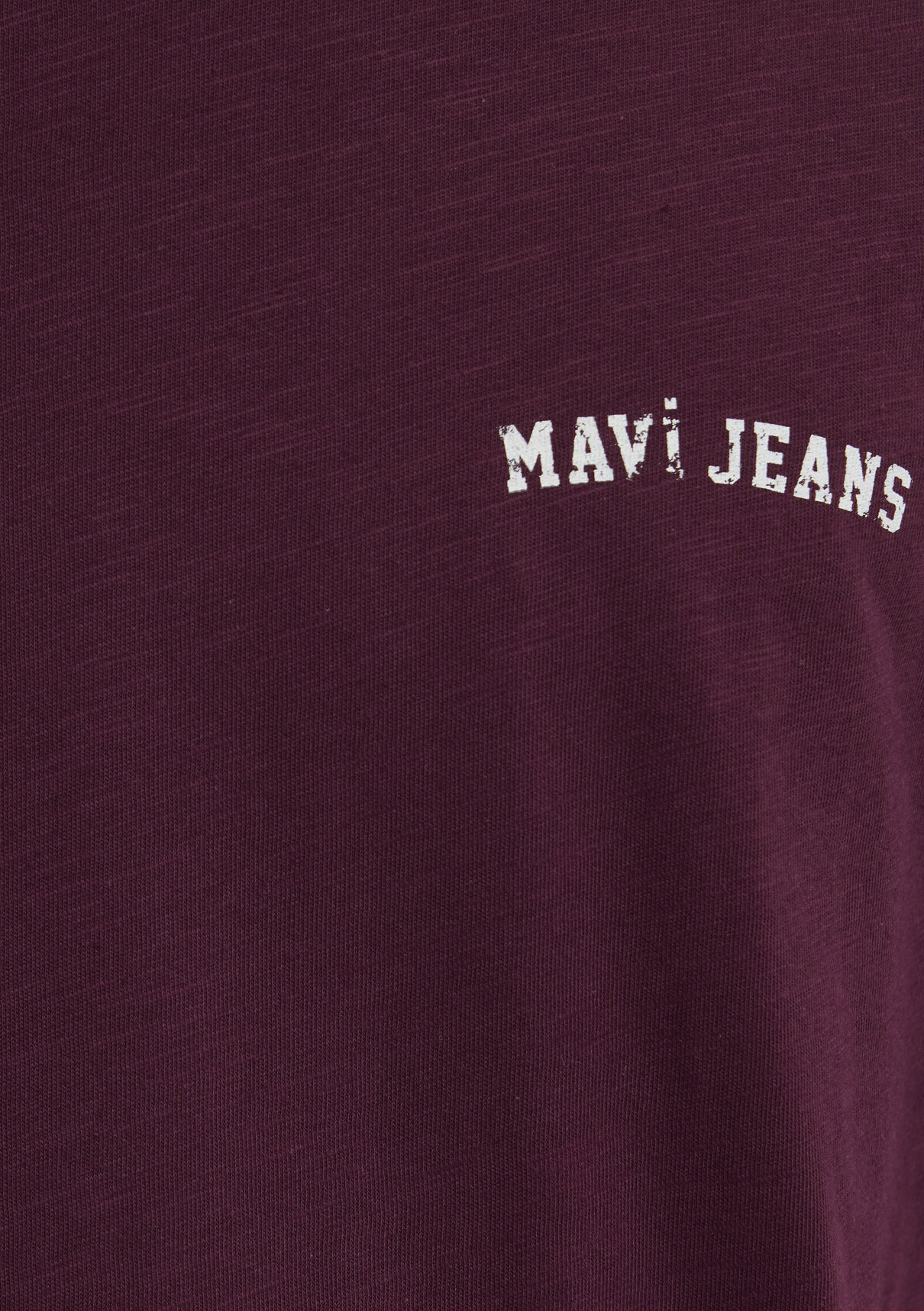 Mavi Jeans Baskılı Bordo Tişört görsel 7