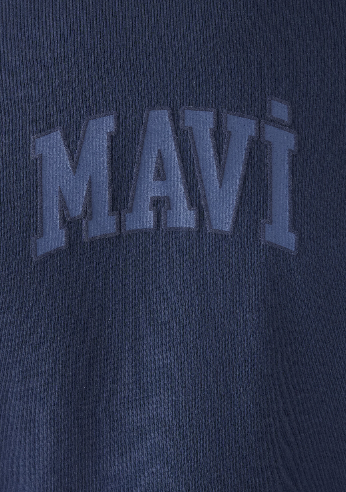 Mavi Logo Baskılı Mavi Tişört görsel 8