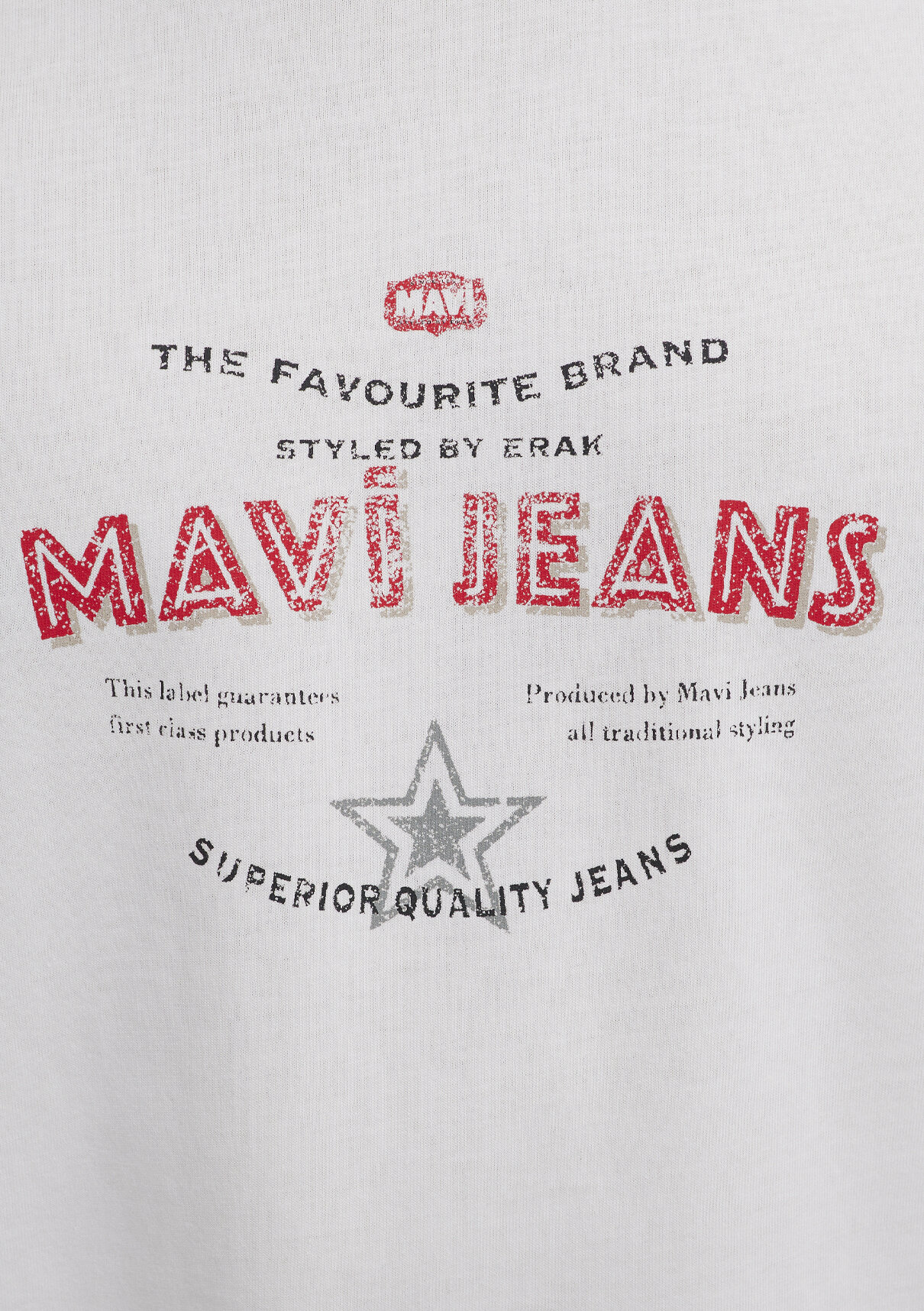 Mavi Jeans Baskılı Ekru Tişört görsel 7
