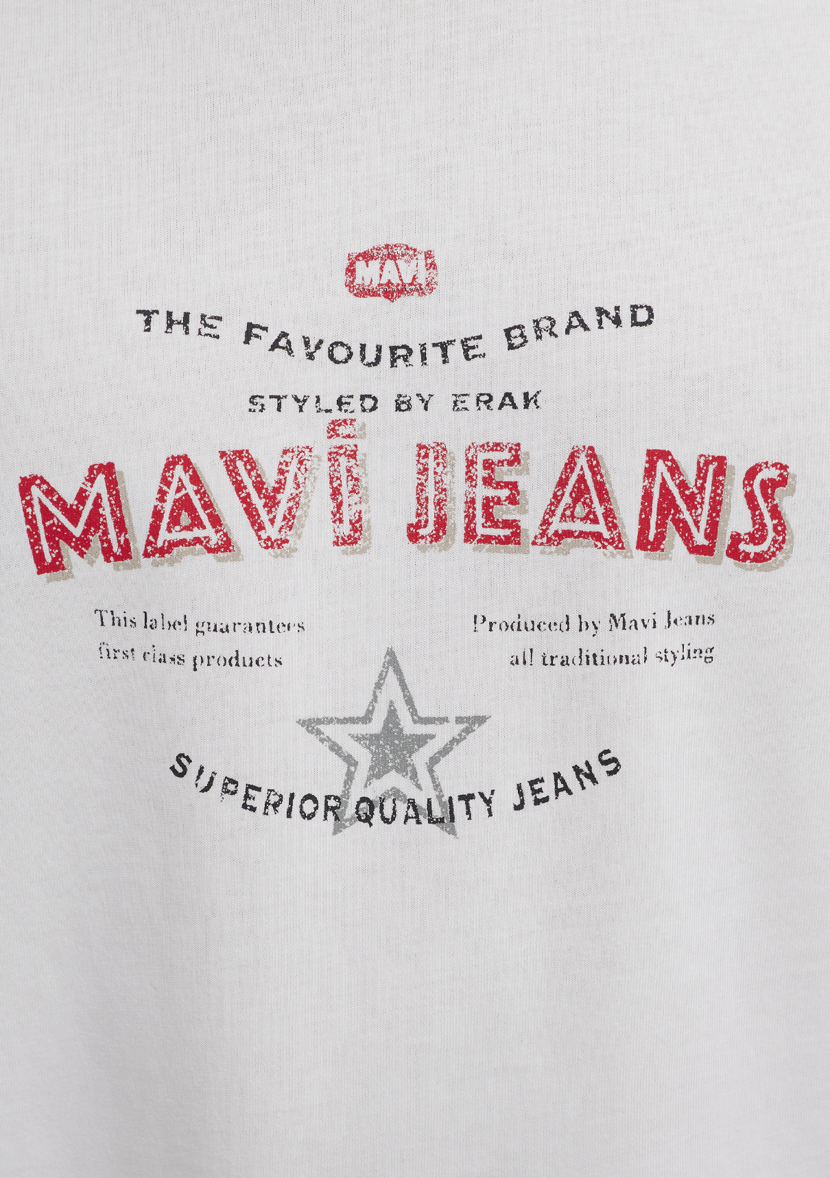 Mavi Jeans Baskılı Ekru Tişört görsel 7