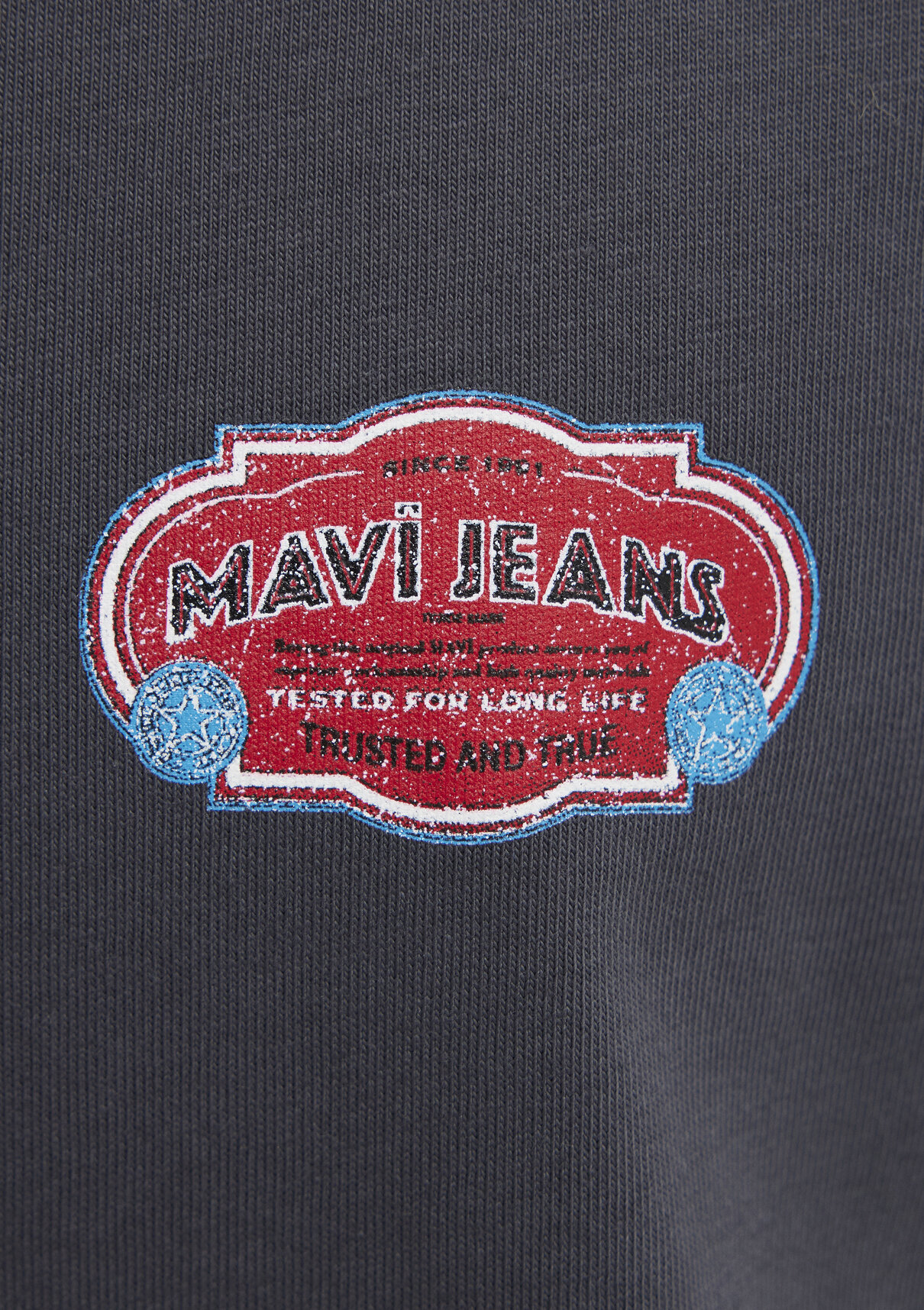Mavi Jeans Baskılı Antrasit Tişört görsel 7