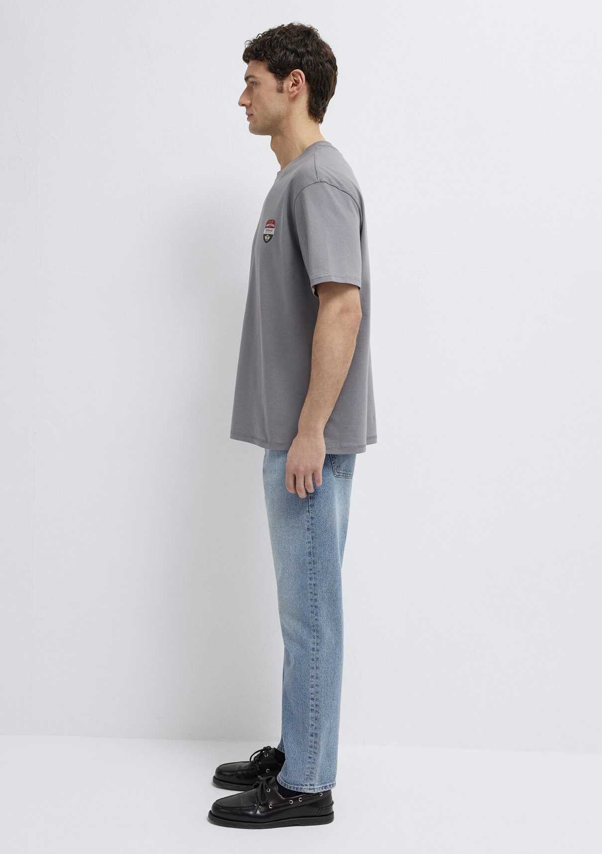 Mavi Jeans Baskılı Gri Tişört görsel 5