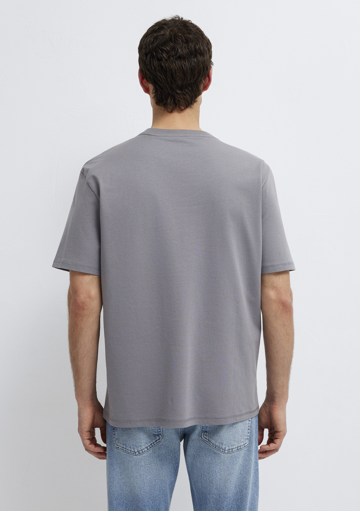 Mavi Jeans Baskılı Gri Tişört görsel 6