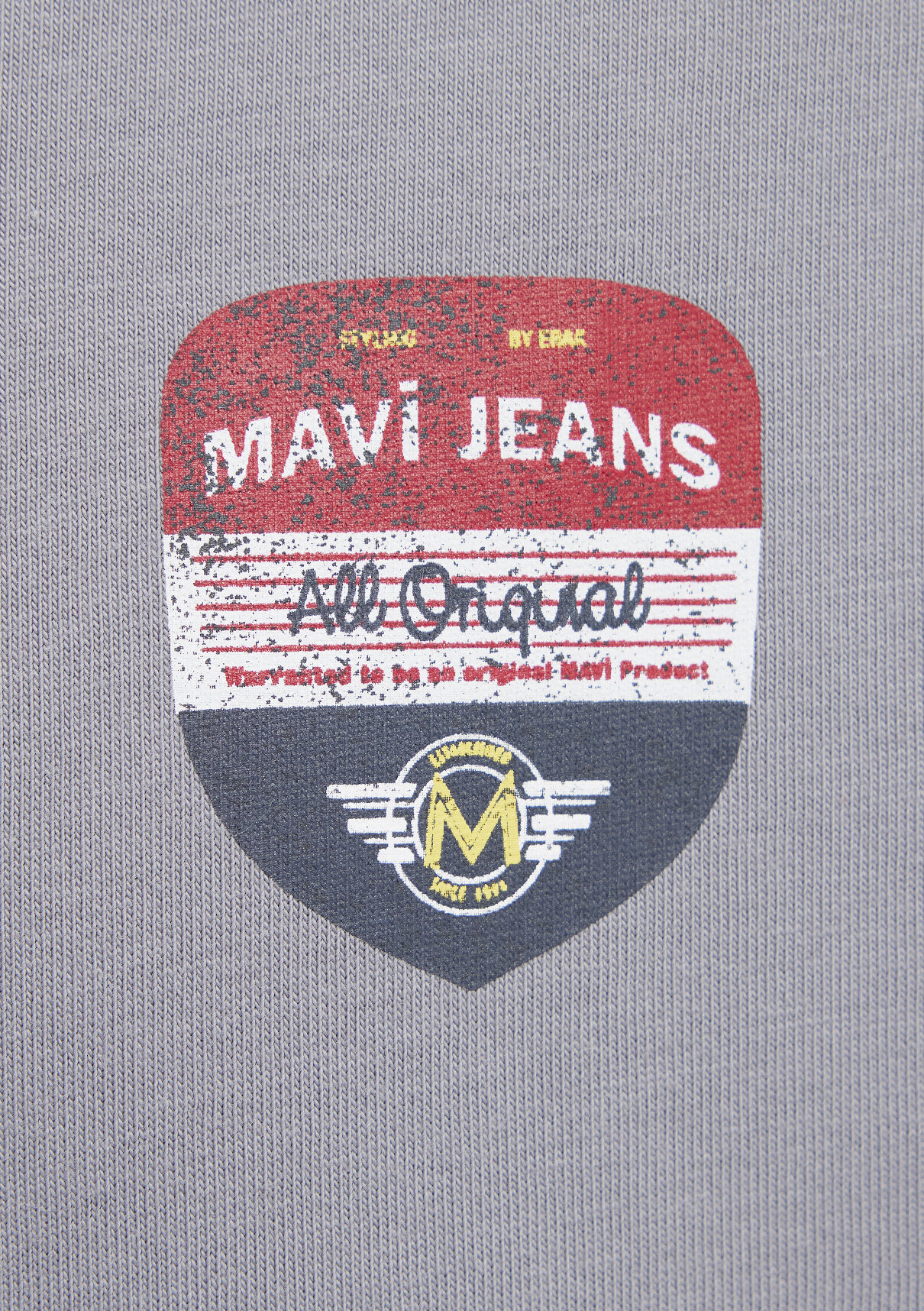 Mavi Jeans Baskılı Gri Tişört görsel 8