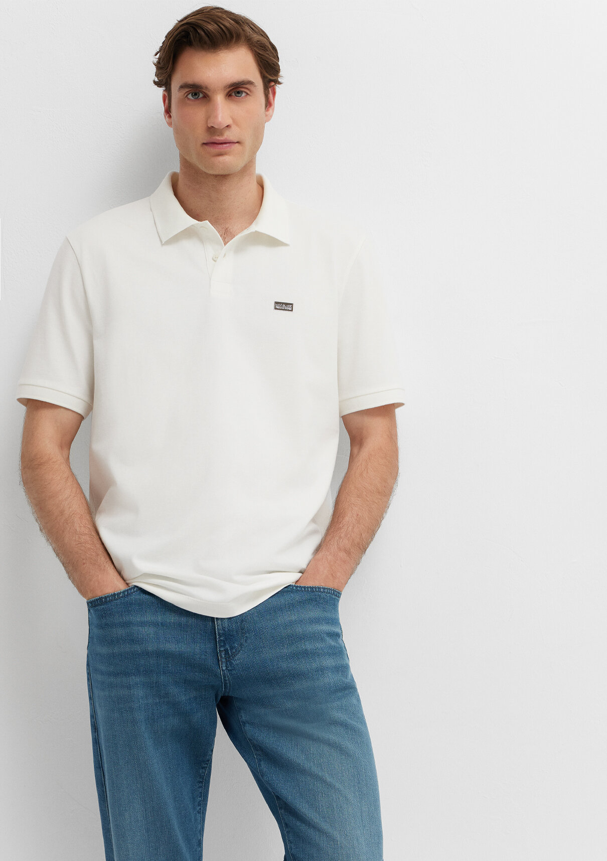 Mavi Black Ekru Polo Tişört