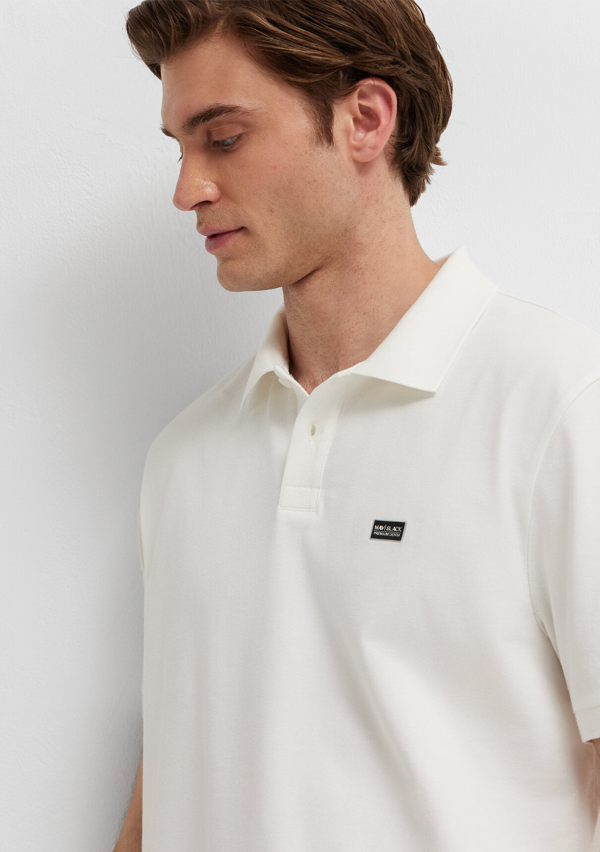 Mavi Black Ekru Polo Tişört görsel 2