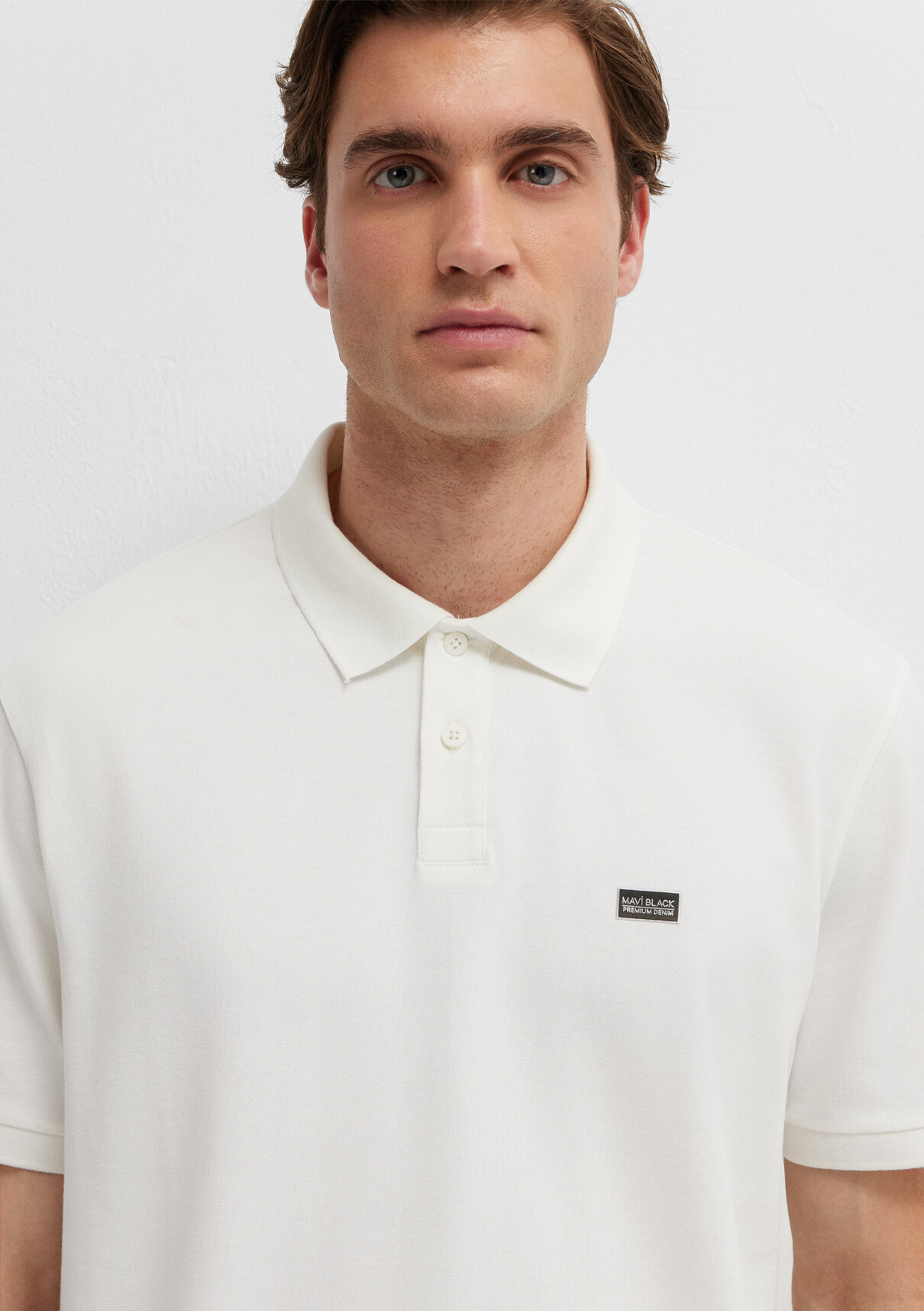 Mavi Black Ekru Polo Tişört görsel 7