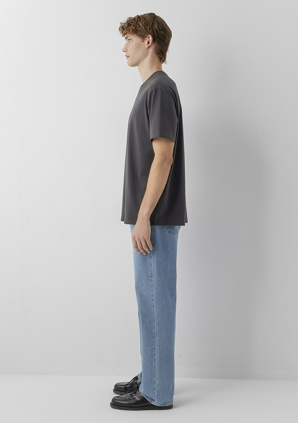 Mavi Jeans Antrasit Basic Tişört görsel 4