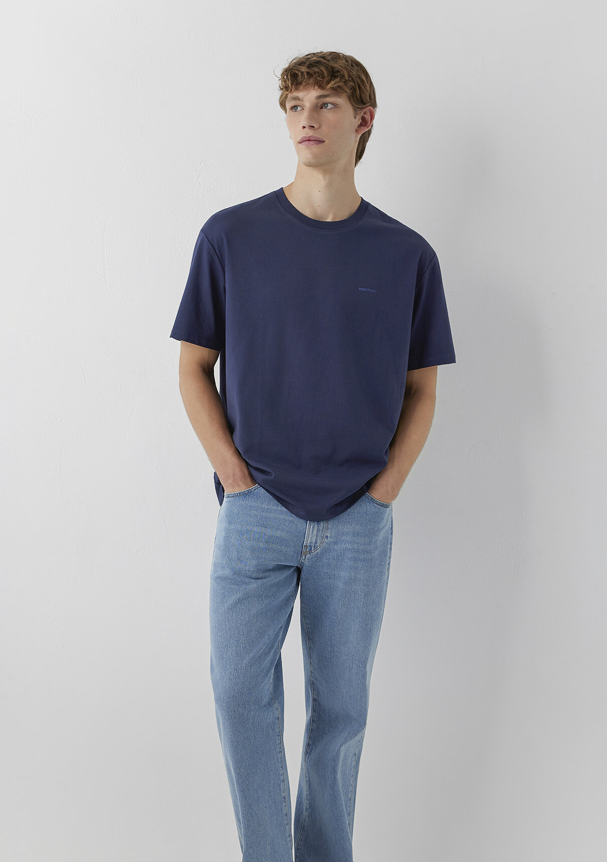 Mavi Jeans Lacivert Basic Tişört görsel 2