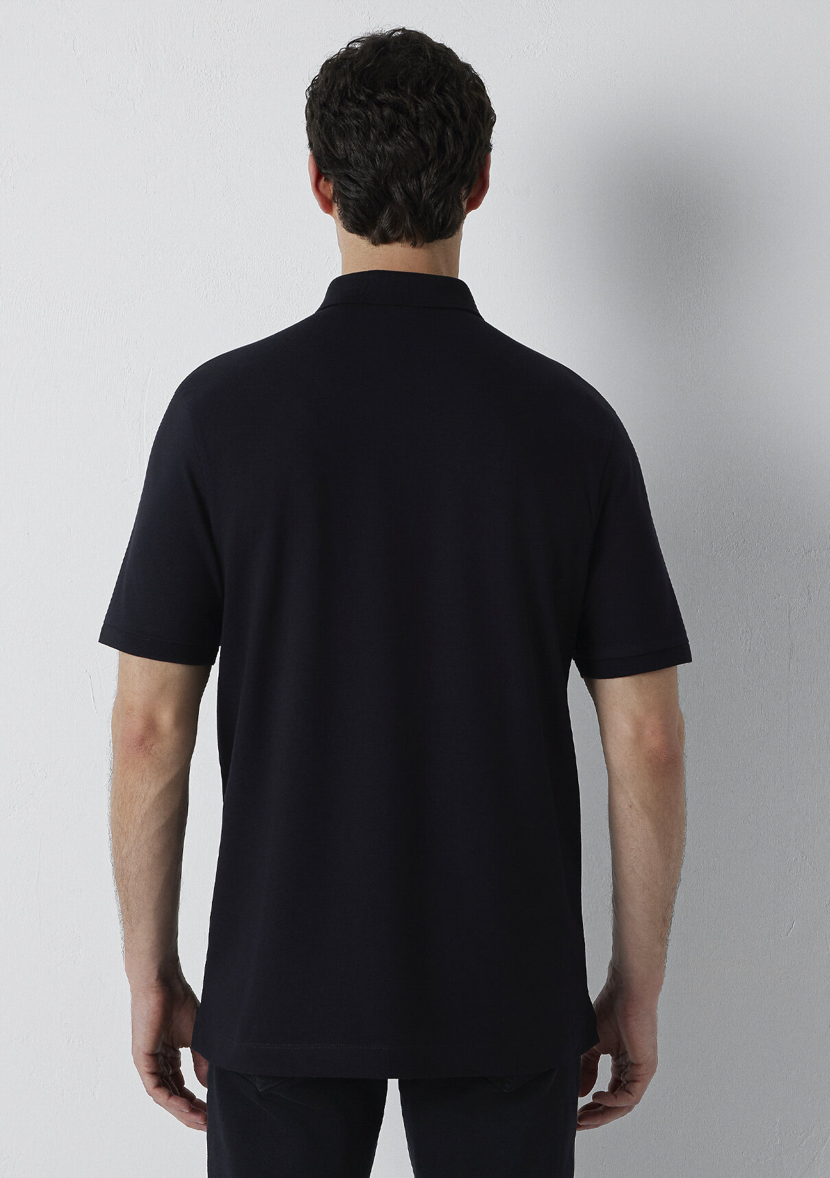 Mavi Black Siyah Polo Tişört görsel 6