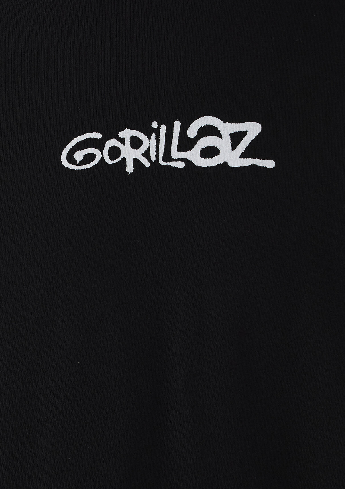 Mavi Gorillaz Baskılı Siyah Tişört görsel 7