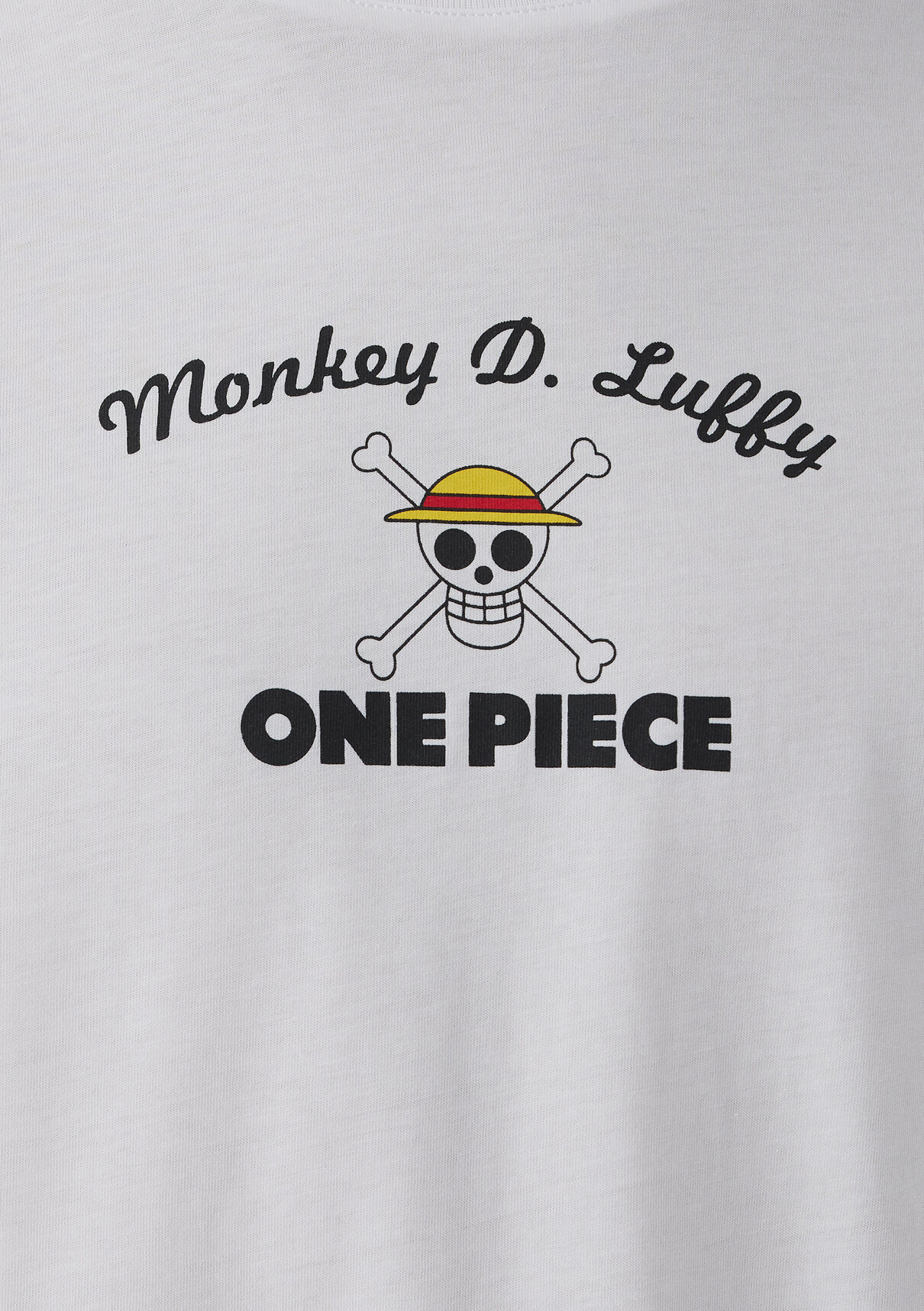 Mavi One Piece Baskılı Beyaz Tişört görsel 7