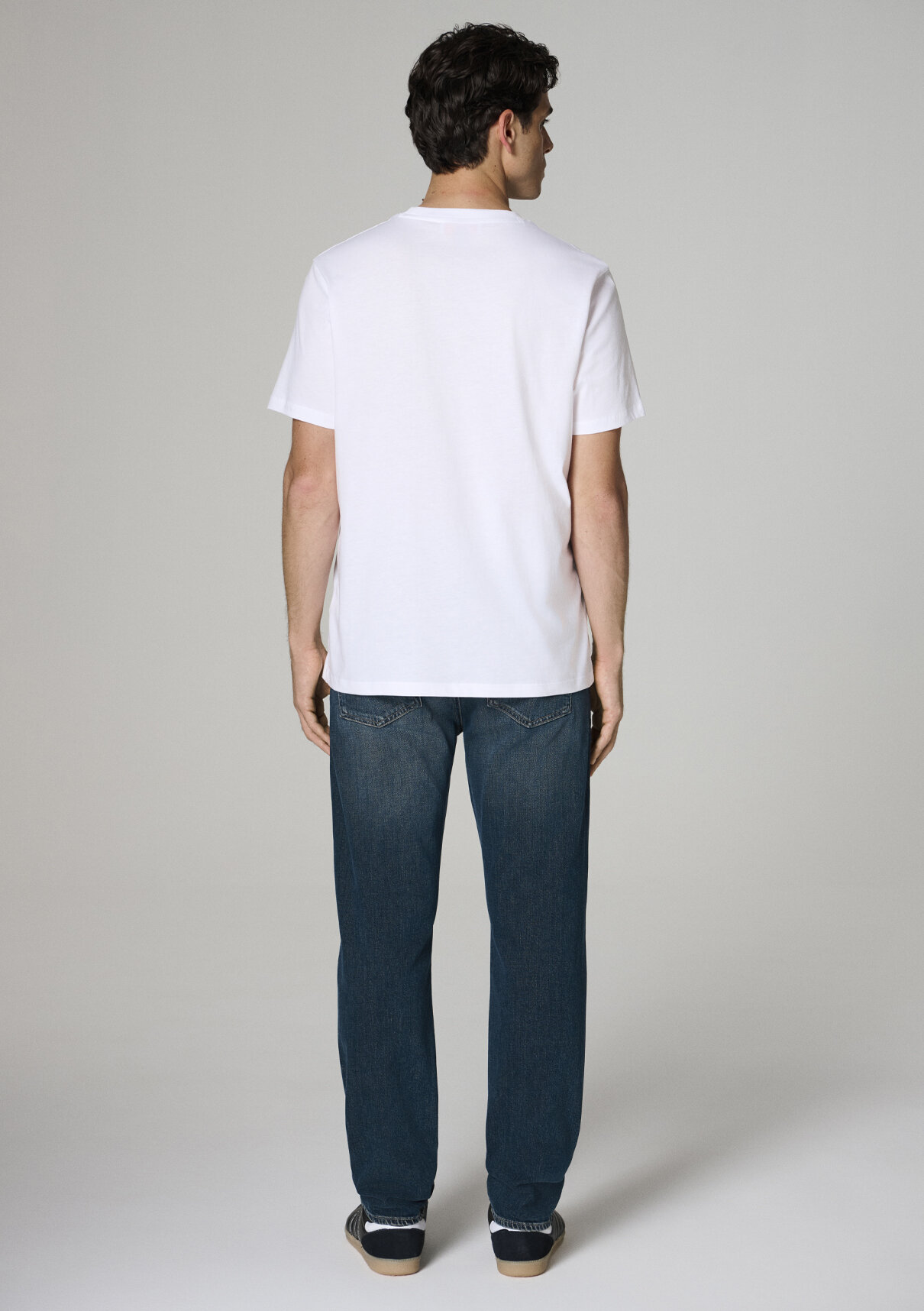 Mavi Team Mavi Futbol Koleksiyonu Baskılı Beyaz Tişört görsel 5
