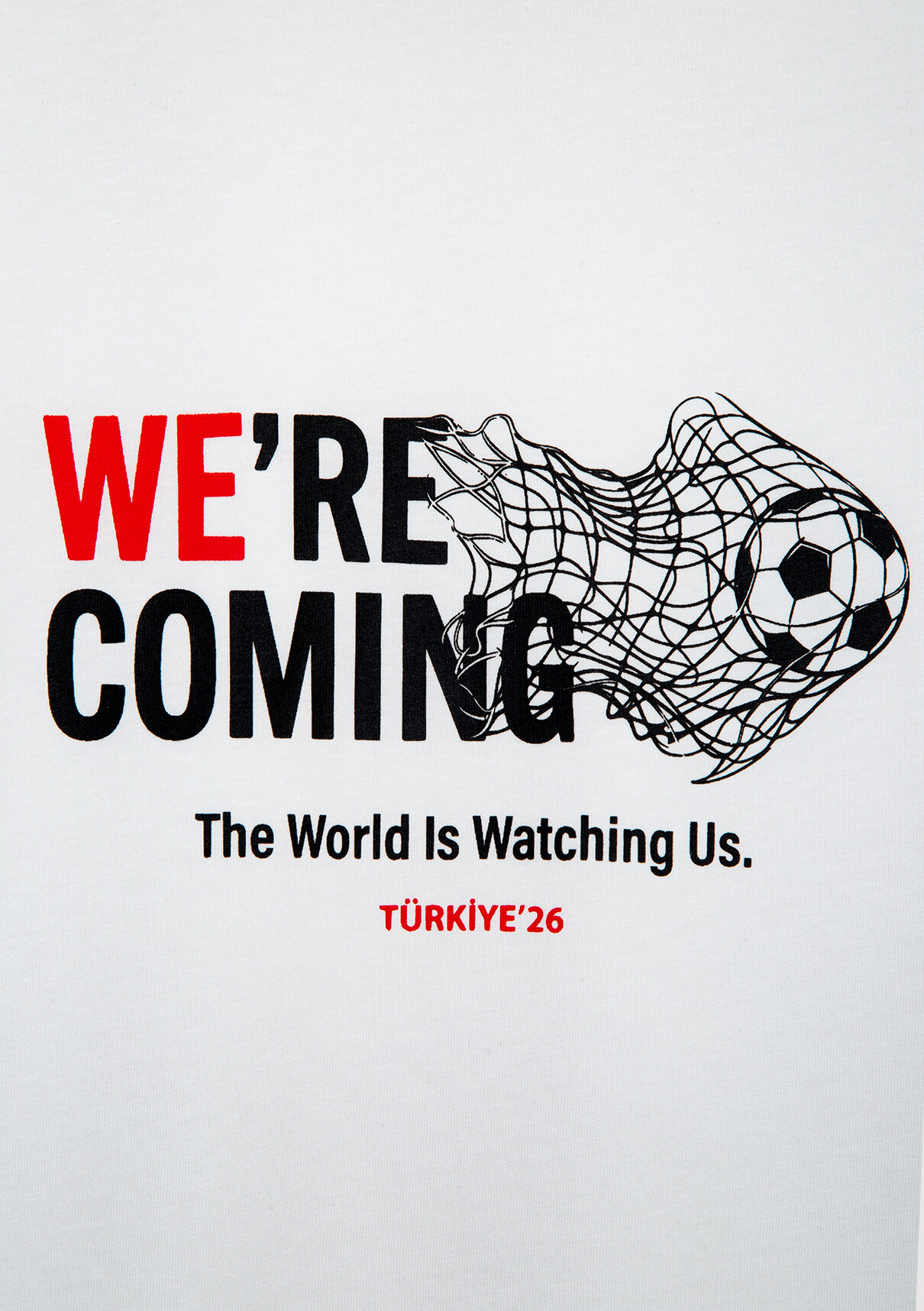 Mavi Team Mavi Futbol Koleksiyonu Baskılı Beyaz Tişört görsel 8