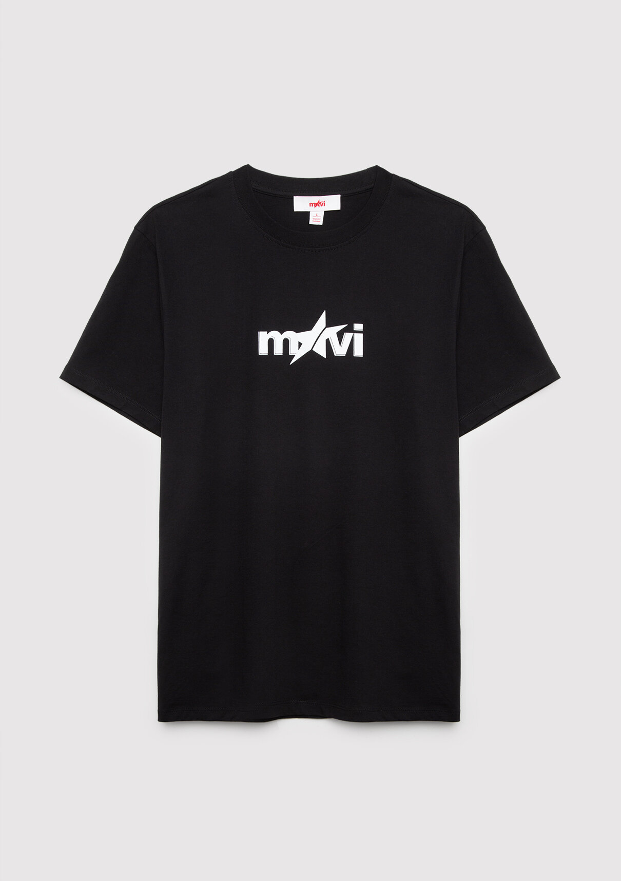 Mavi Kenan Yıldız x Mavi Baskılı Siyah Tişört görsel 6