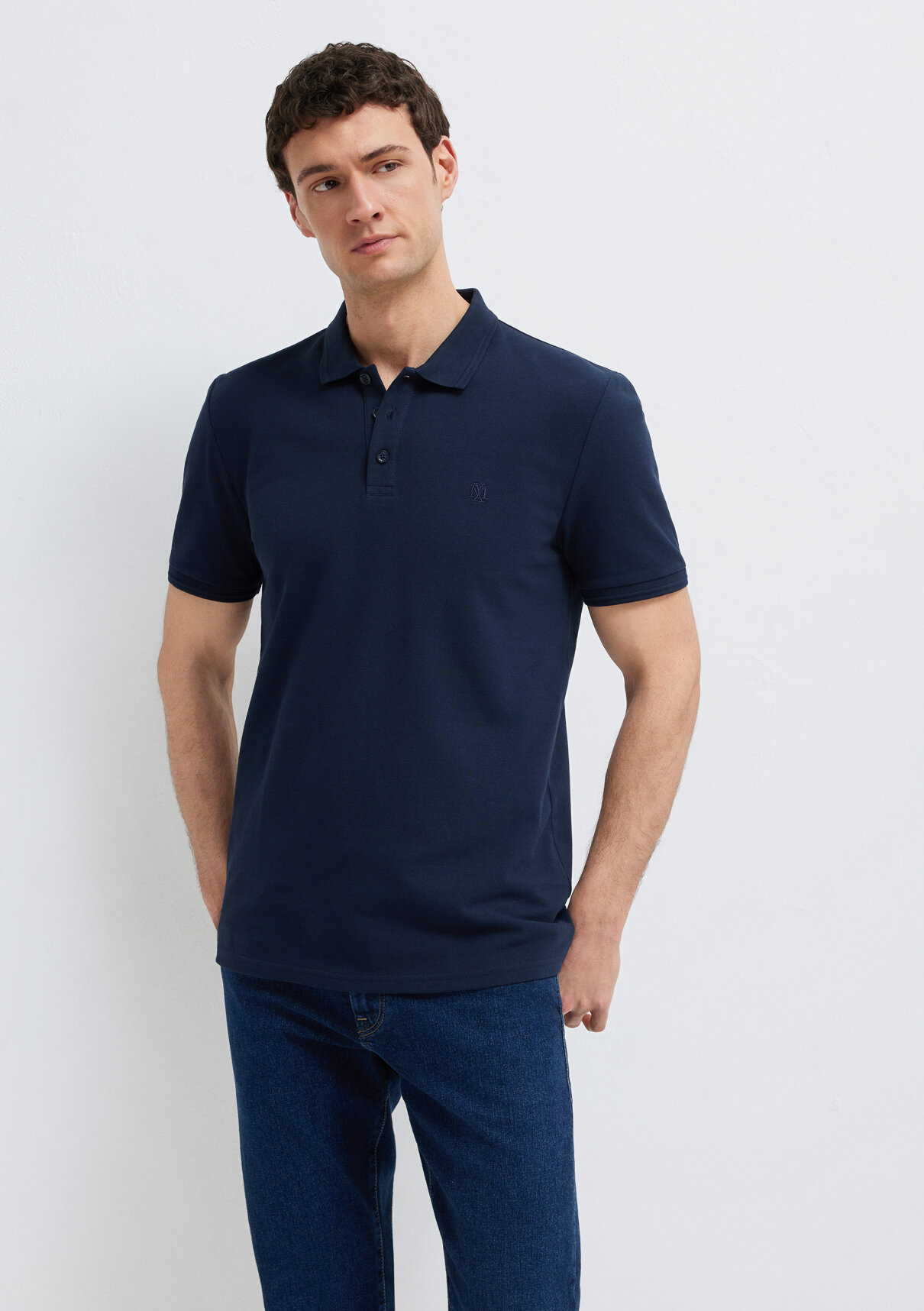 Mavi Lacivert Polo Tişört