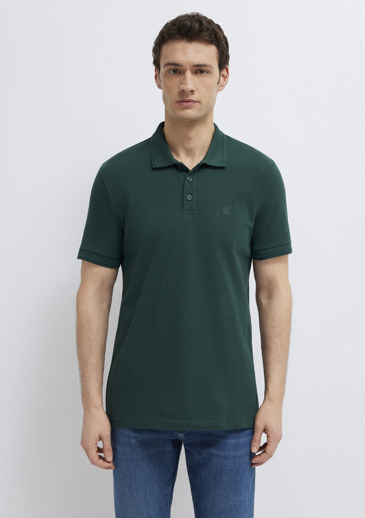 Mavi Yeşil Polo Tişört görsel 3