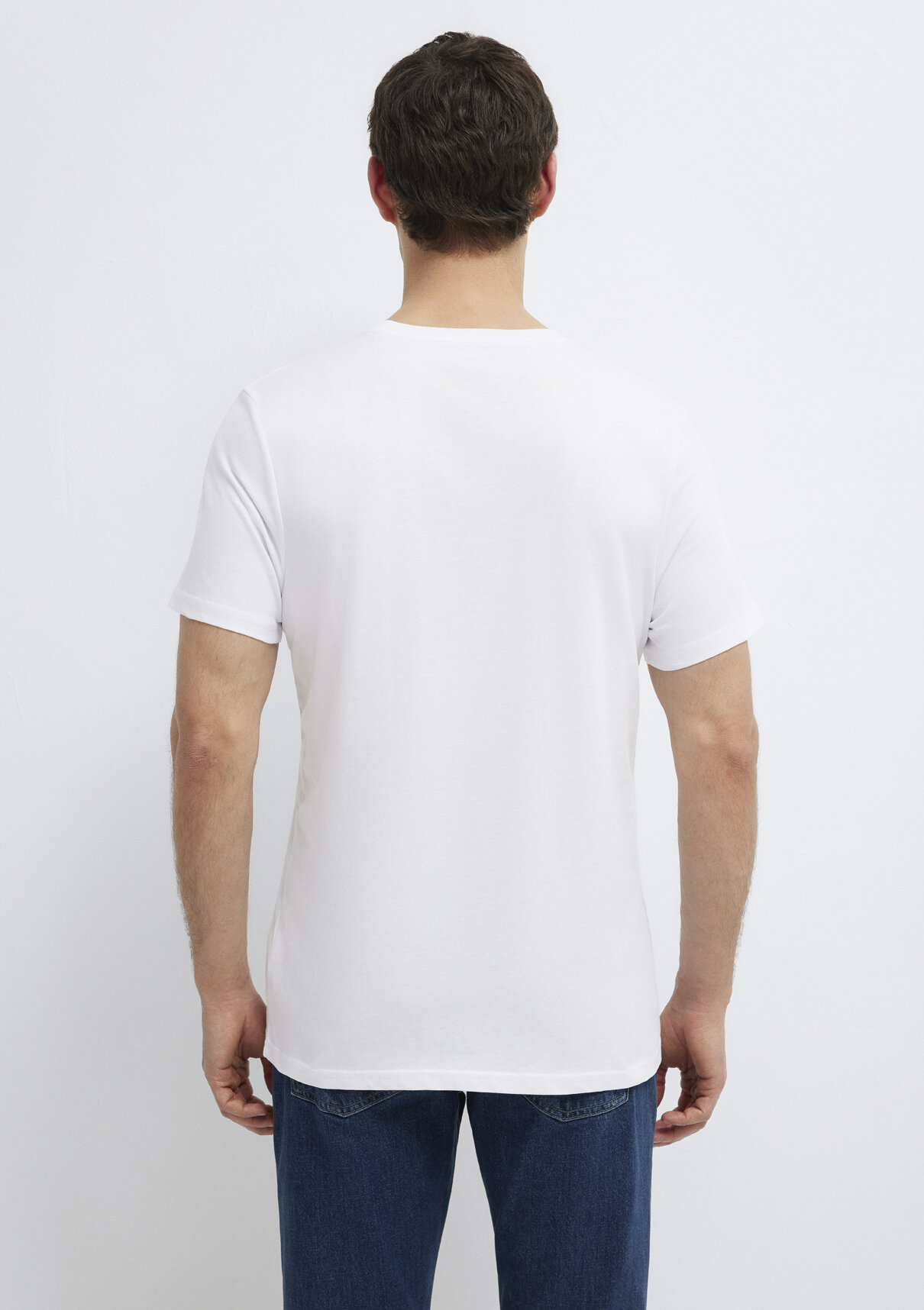 Mavi Jeans Baskılı Beyaz Tişört görsel 5