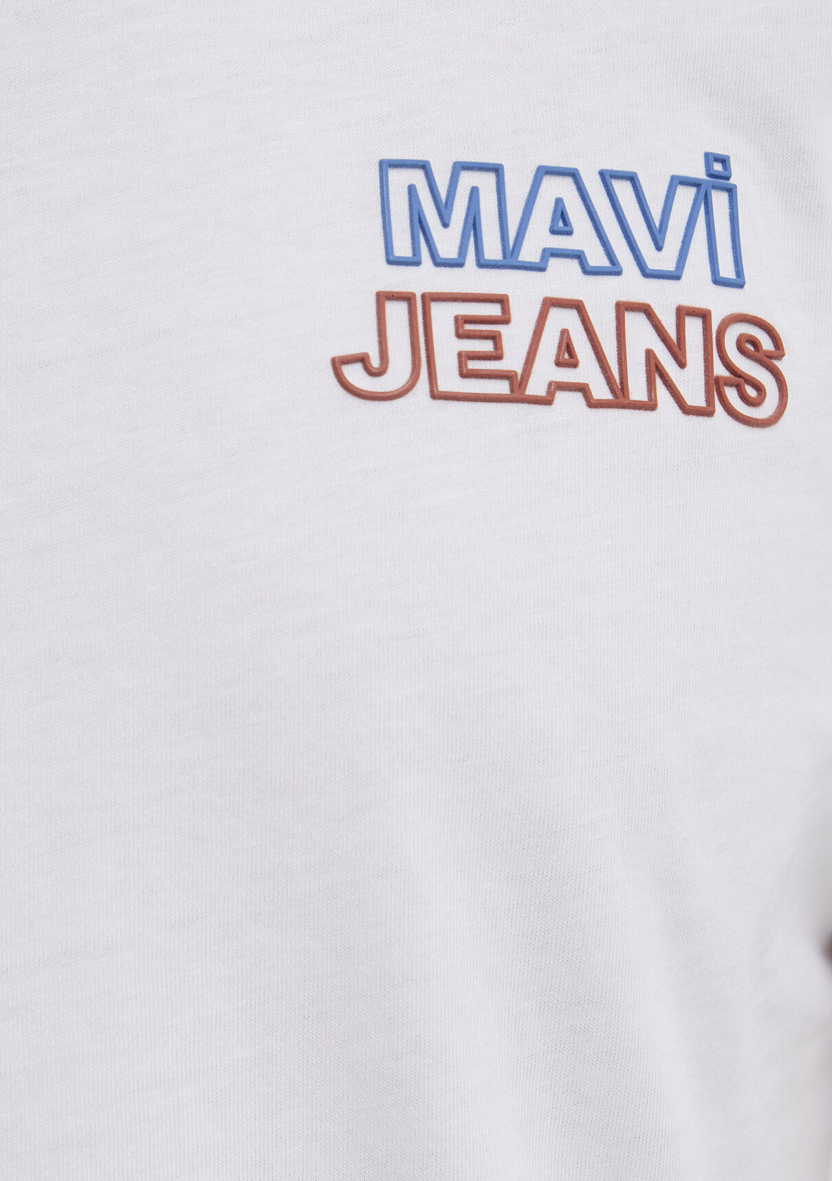 Mavi Jeans Baskılı Beyaz Tişört görsel 7