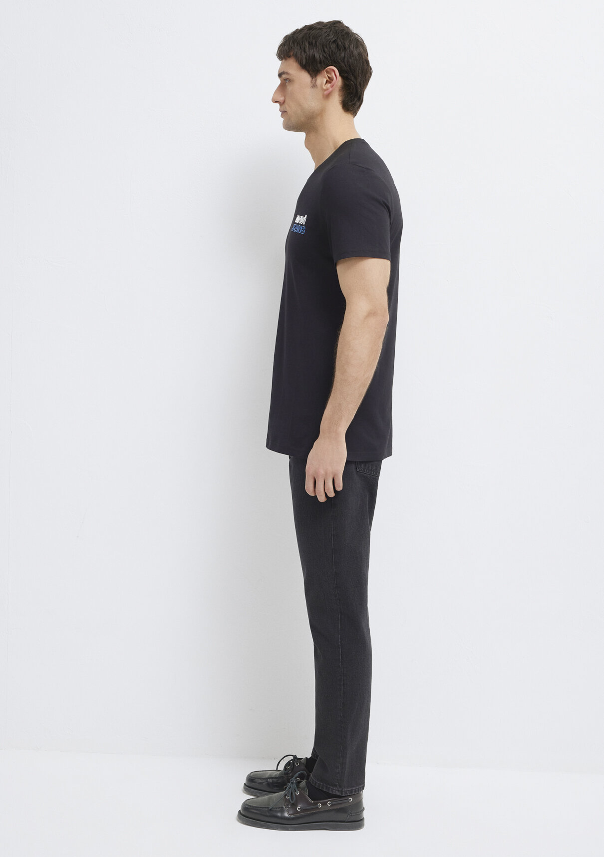 Mavi Jeans Baskılı Siyah Tişört görsel 3