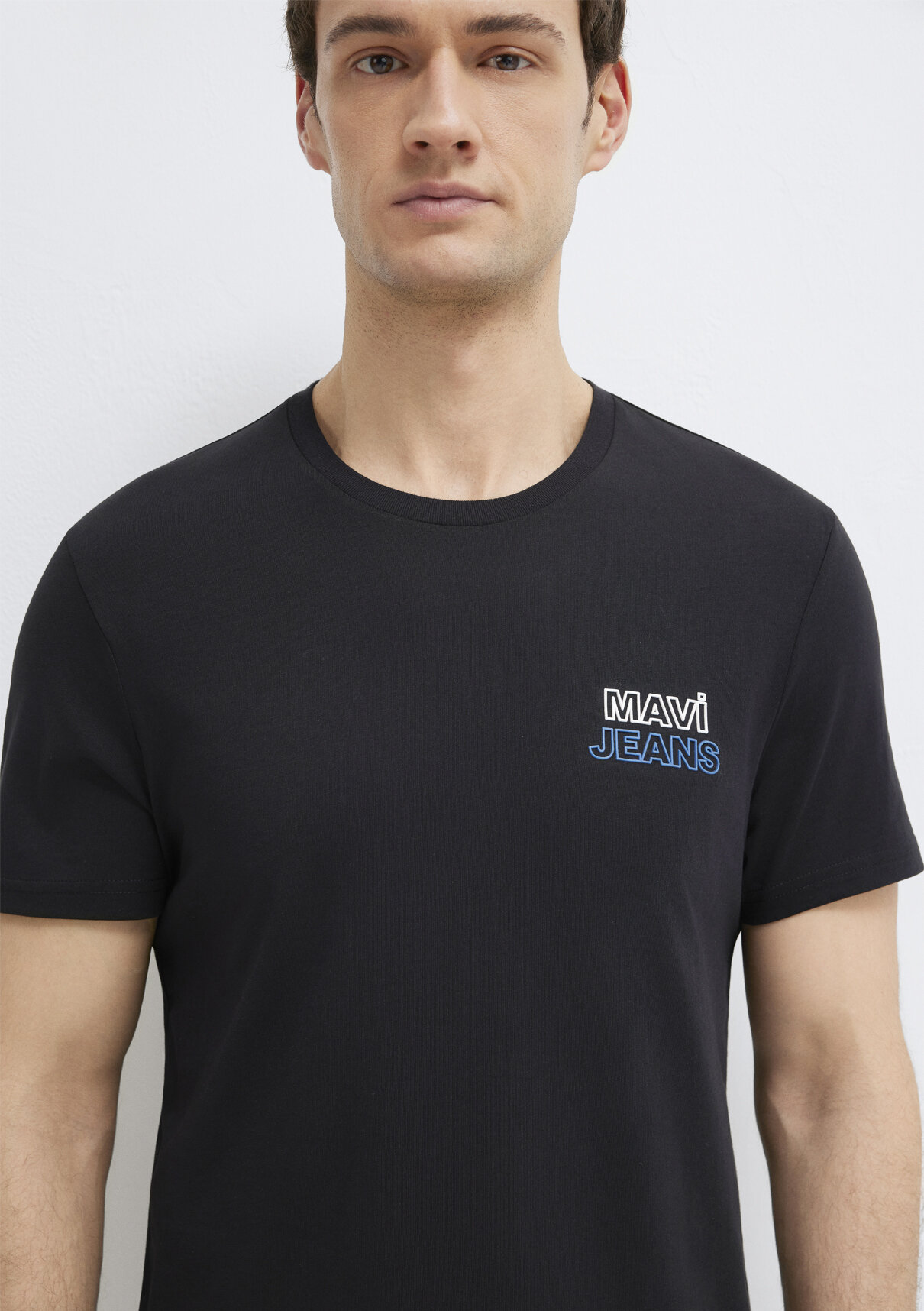 Mavi Jeans Baskılı Siyah Tişört görsel 5